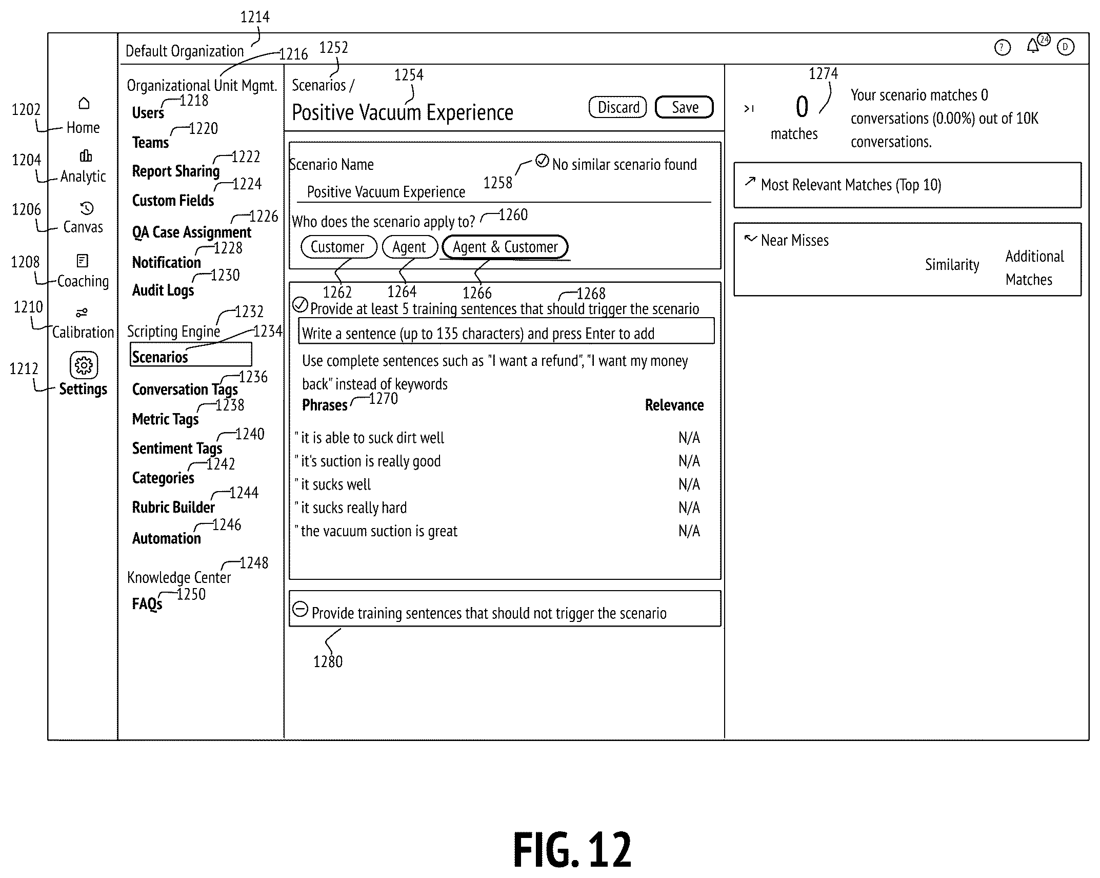 Patent US12361933 Figure 12 – Quality assurance systems based on speaker intent detection