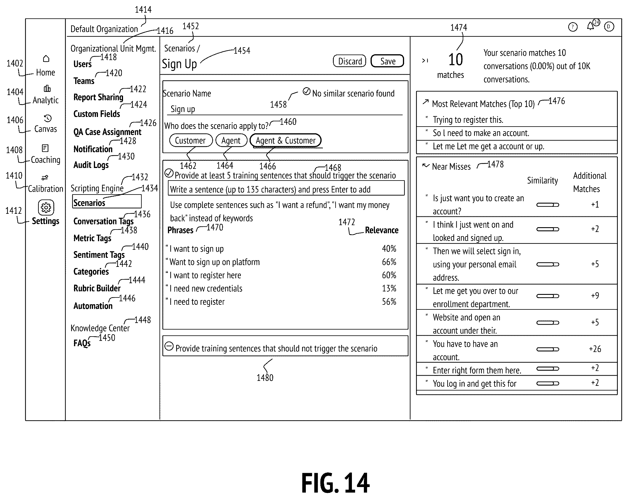 Patent US12361933 Figure 14 – Quality assurance systems based on speaker intent detection