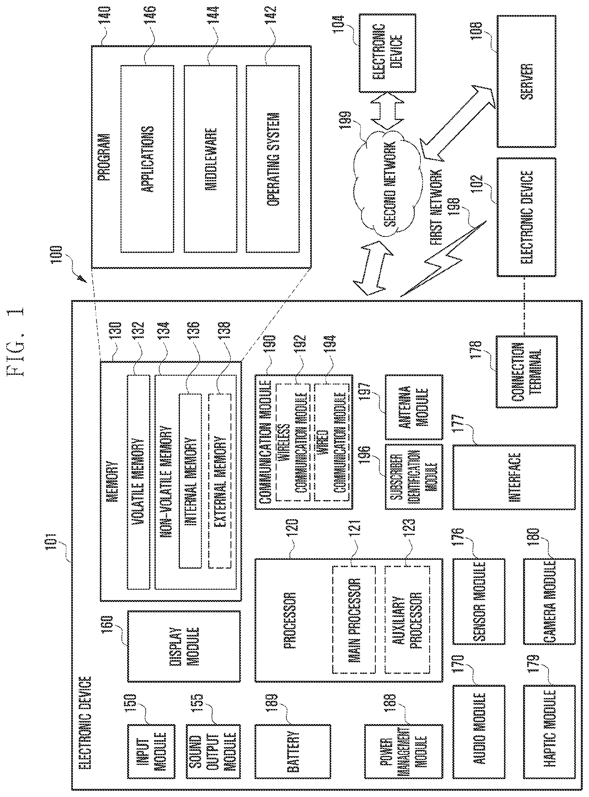 Patent US12361939 Figure 1 – Electronic device for providing update information through an artificial intelligence agent service
