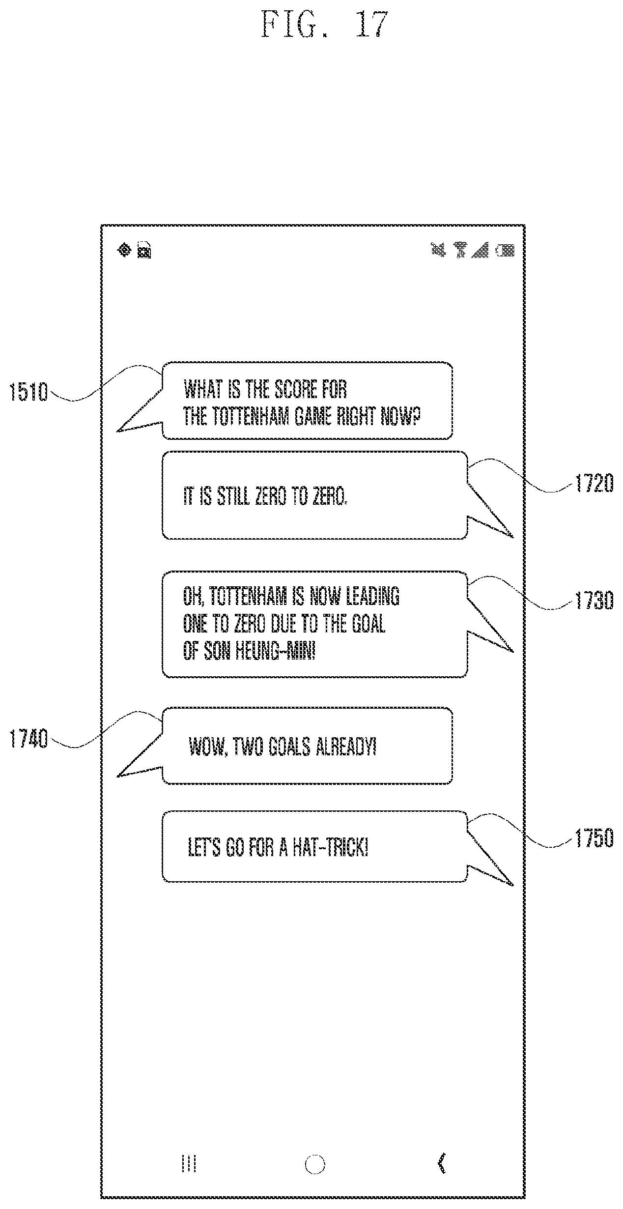 Patent US12361939 Figure 17 – Electronic device for providing update information through an artificial intelligence agent service