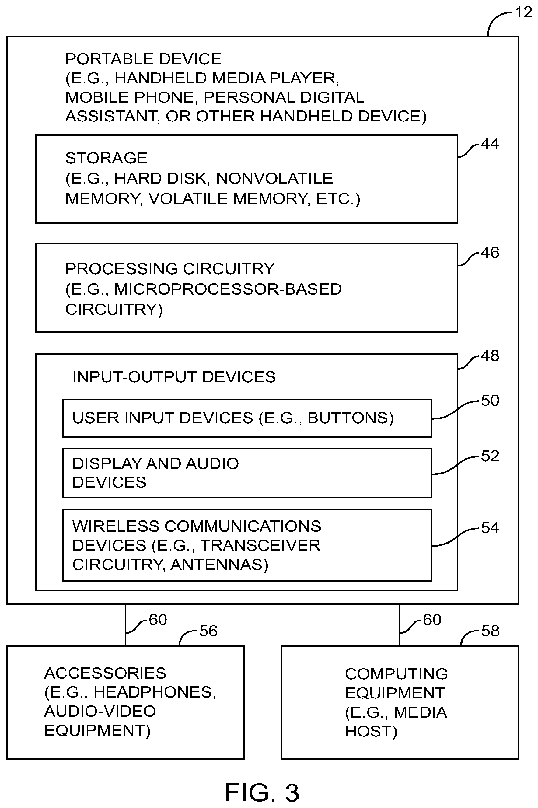 Patent US12361943 Figure 3 – Electronic devices with voice command and contextual data processing capabilities
