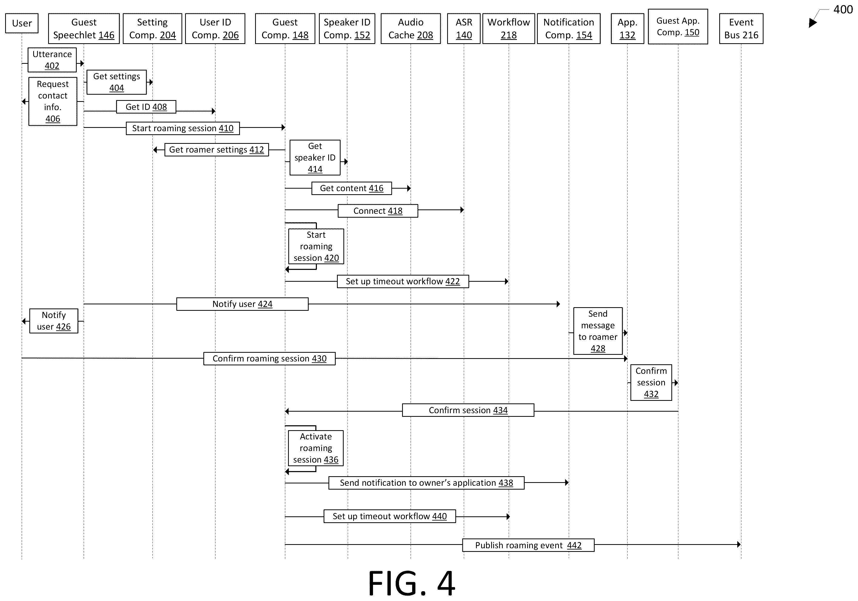 Patent US12361944 Figure 5 – Account association with device