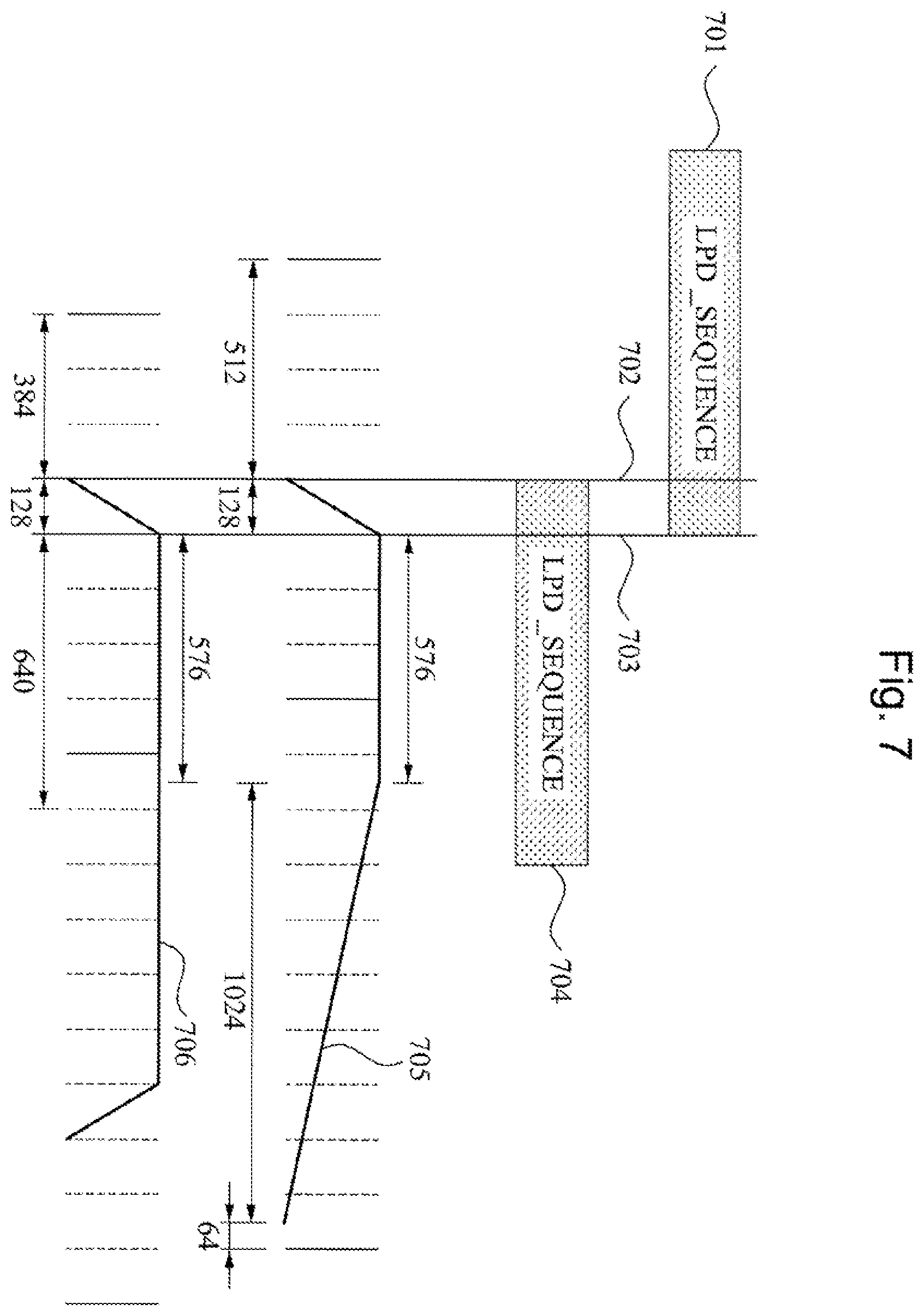 Patent US12361957 Figure 7 – Unified speech/audio codec (USAC) processing windows sequence based mode switching