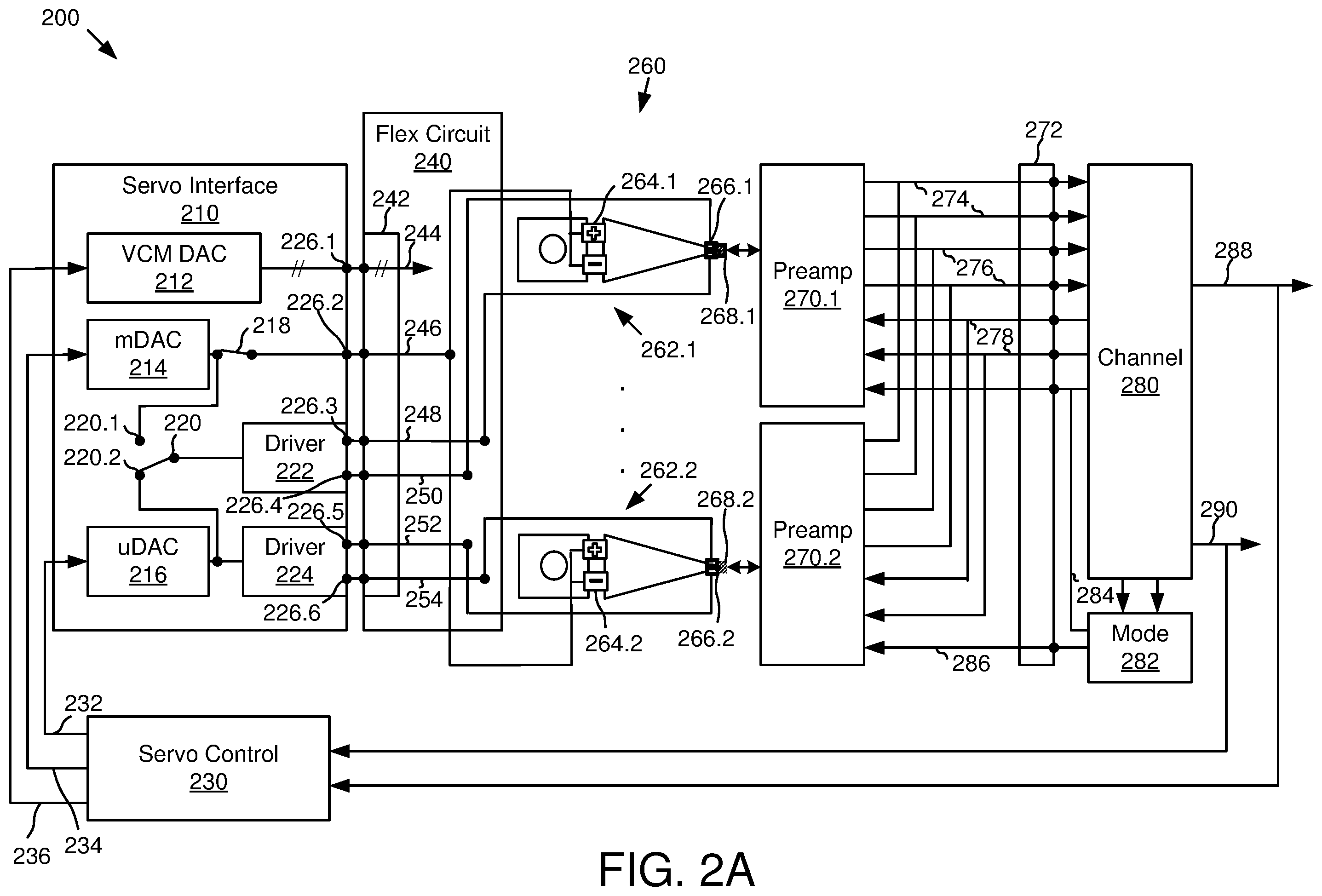 Patent US12361965 Figure 3 – Preamplifier circuit for parallel self-servo write
