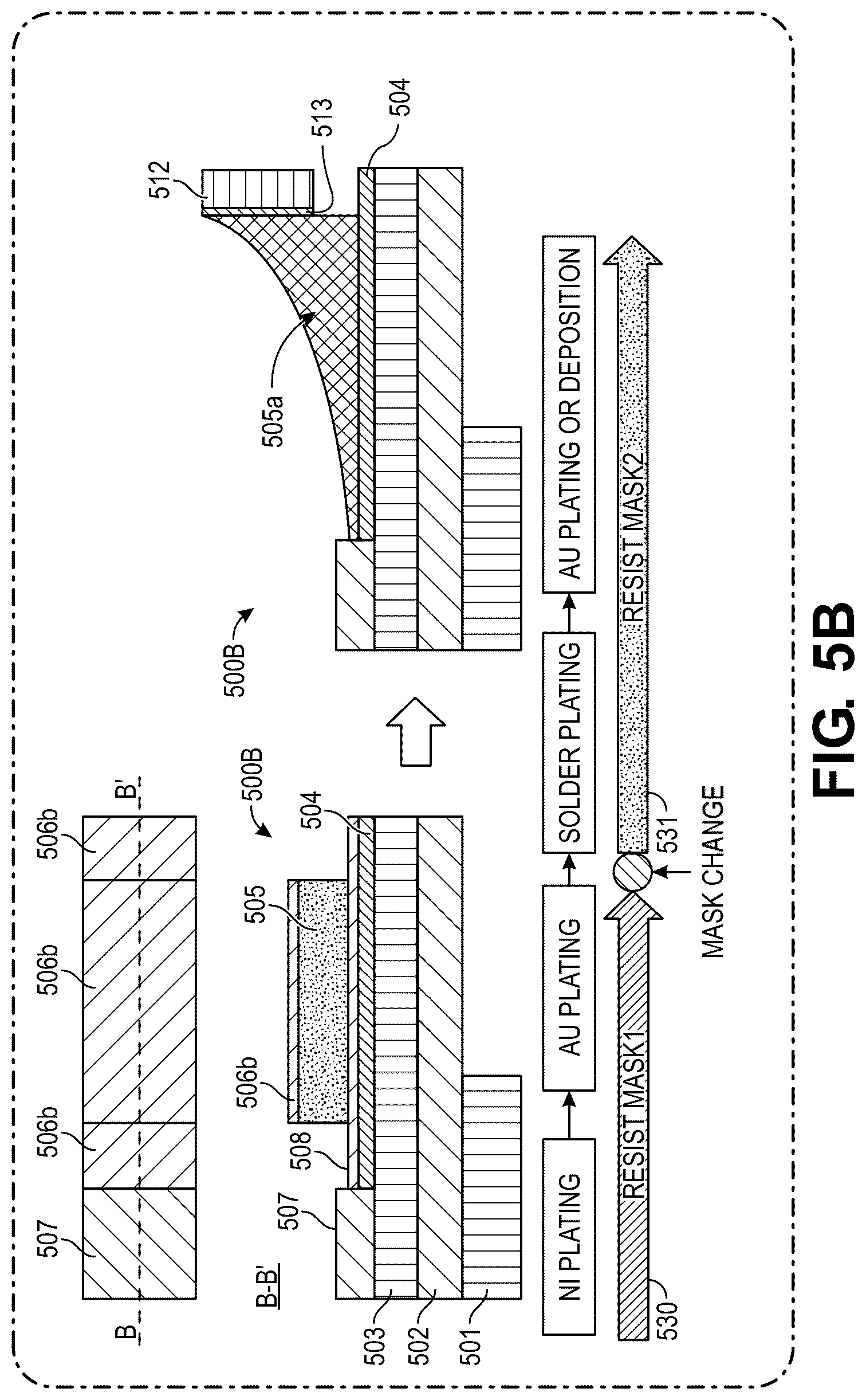 Patent US12361966 Figure 7 – Pre-solder bump preventive overcoating