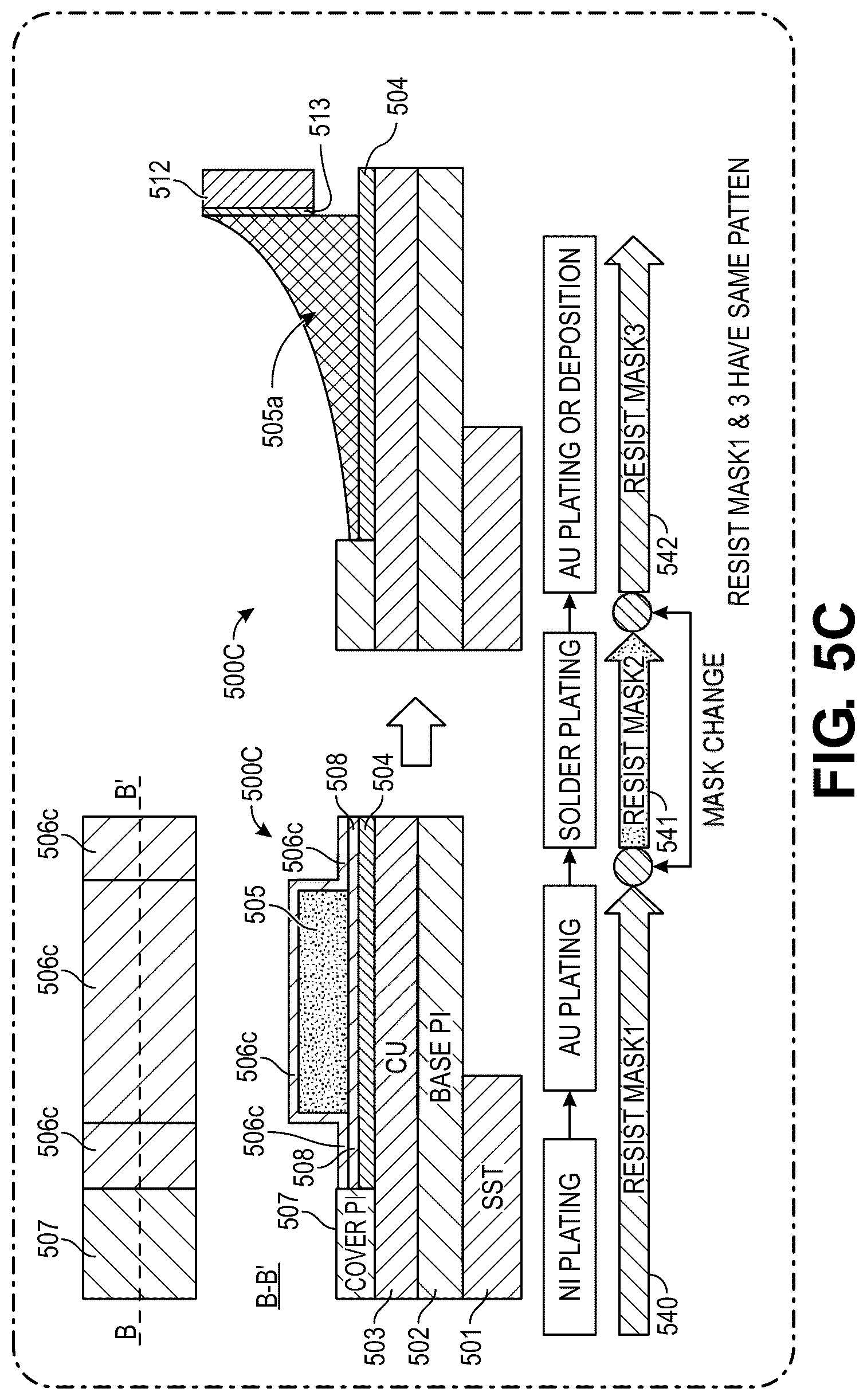 Patent US12361966 Figure 8 – Pre-solder bump preventive overcoating