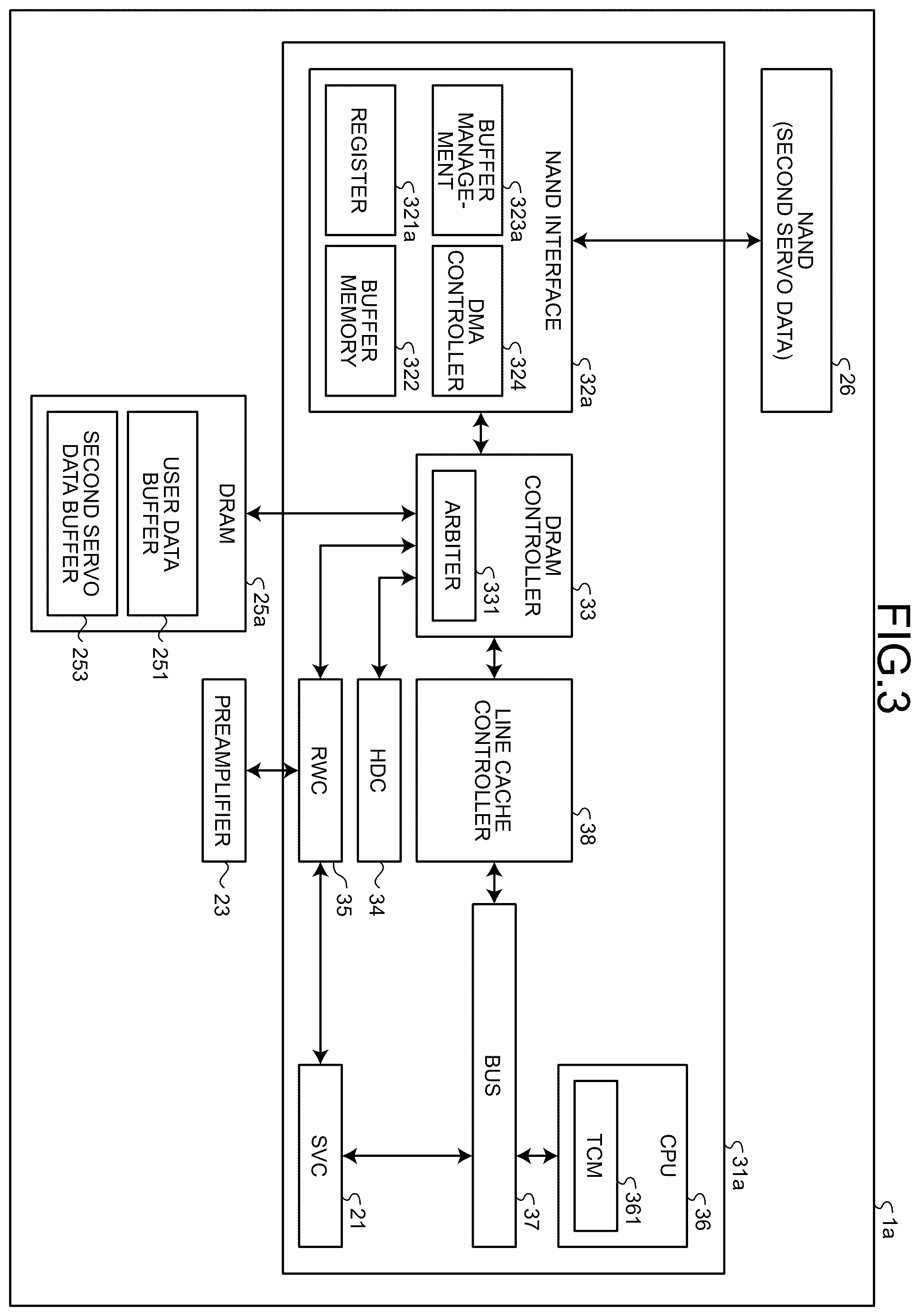 Patent US12361969 Figure 3 – Magnetic disk apparatus and method