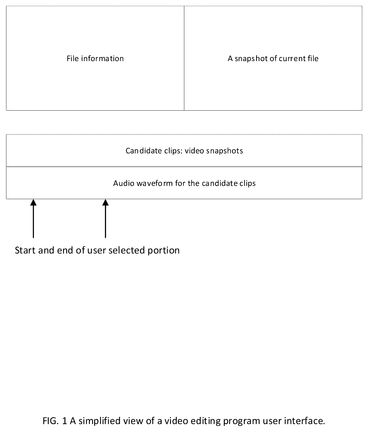 Patent US12361972 — Audio/video outroduction by reusing content from introduction and other parts — Figure 1