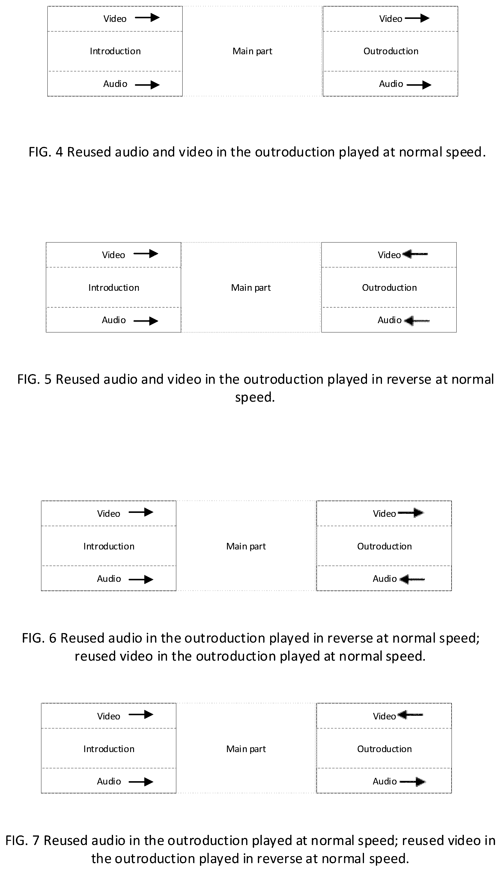 Patent US12361972 Figure 3 – Audio/video outroduction by reusing content from introduction and other parts