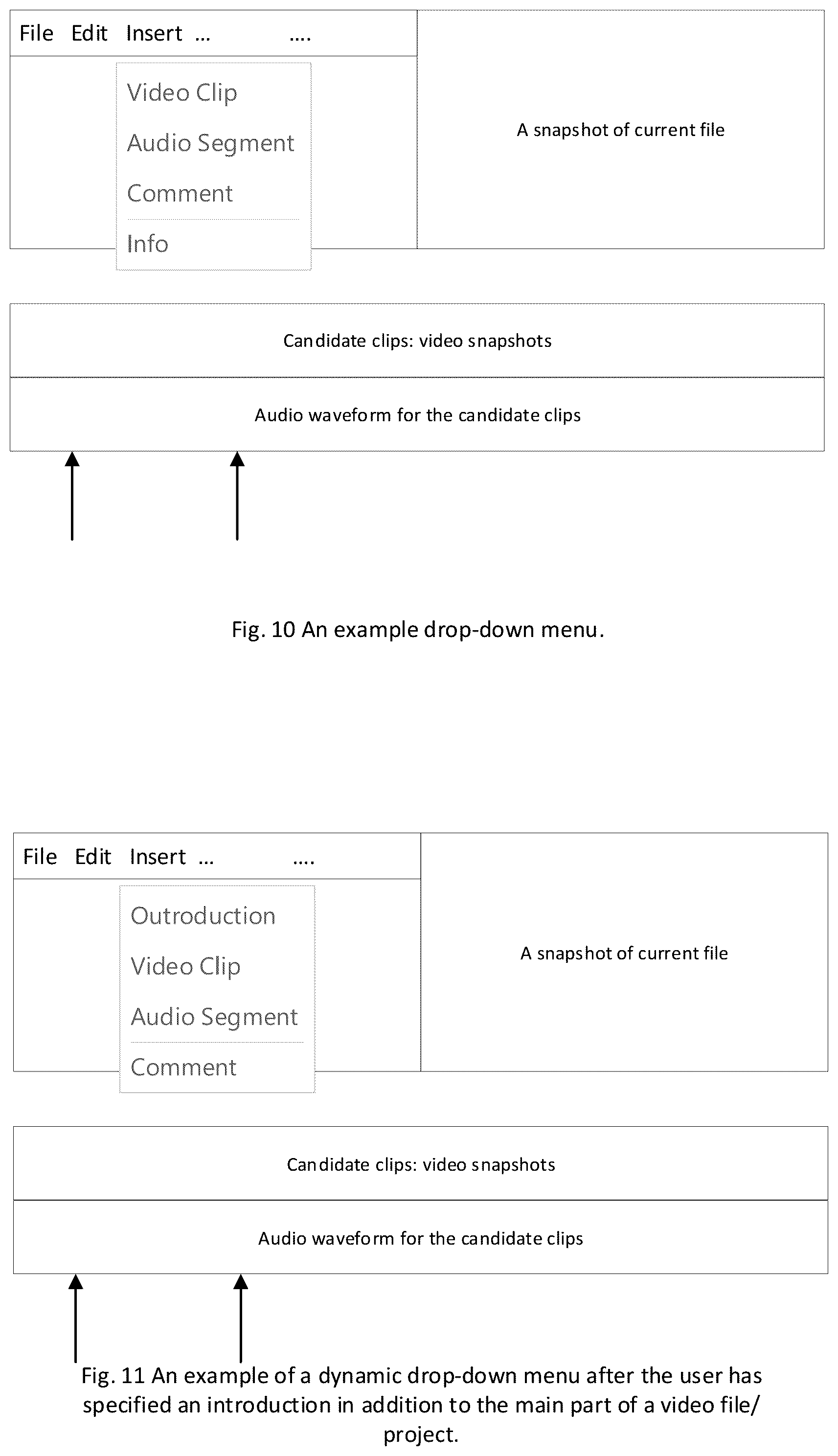 Patent US12361972 Figure 5 – Audio/video outroduction by reusing content from introduction and other parts