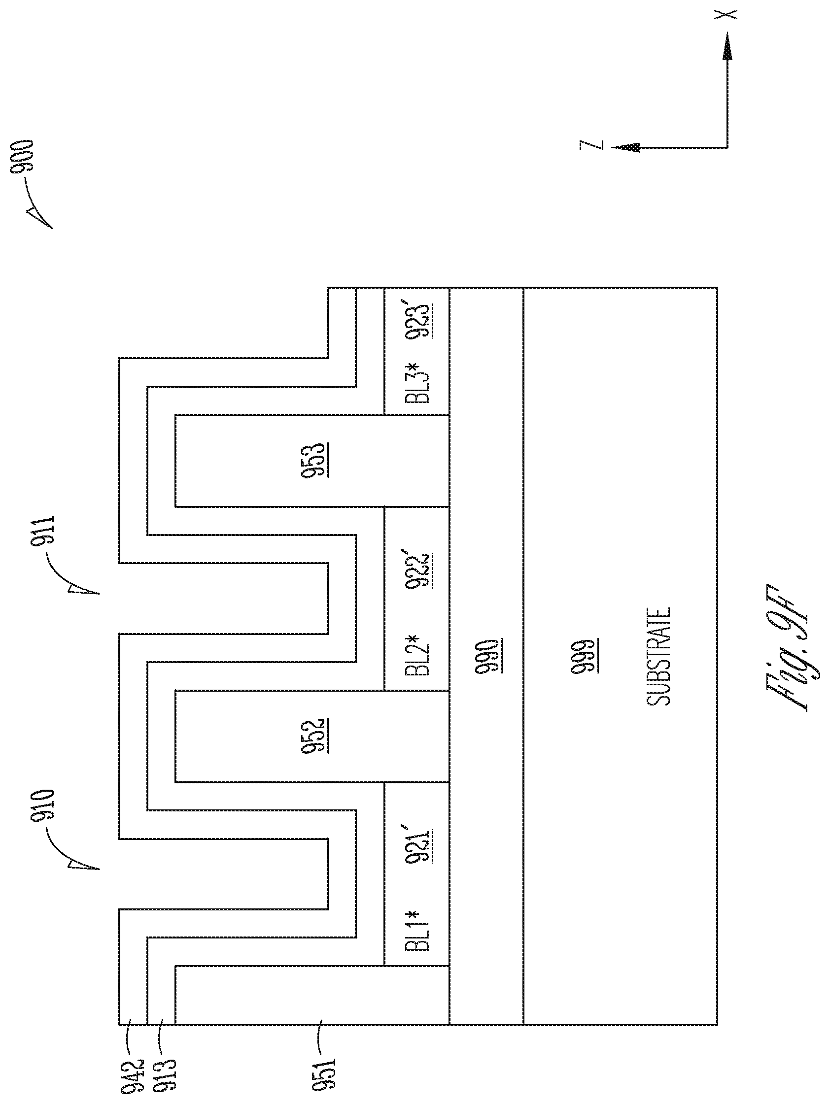 Patent US12361977 Figure 14 – Memory device having shared read/write data line for 2-transistor vertical memory cell