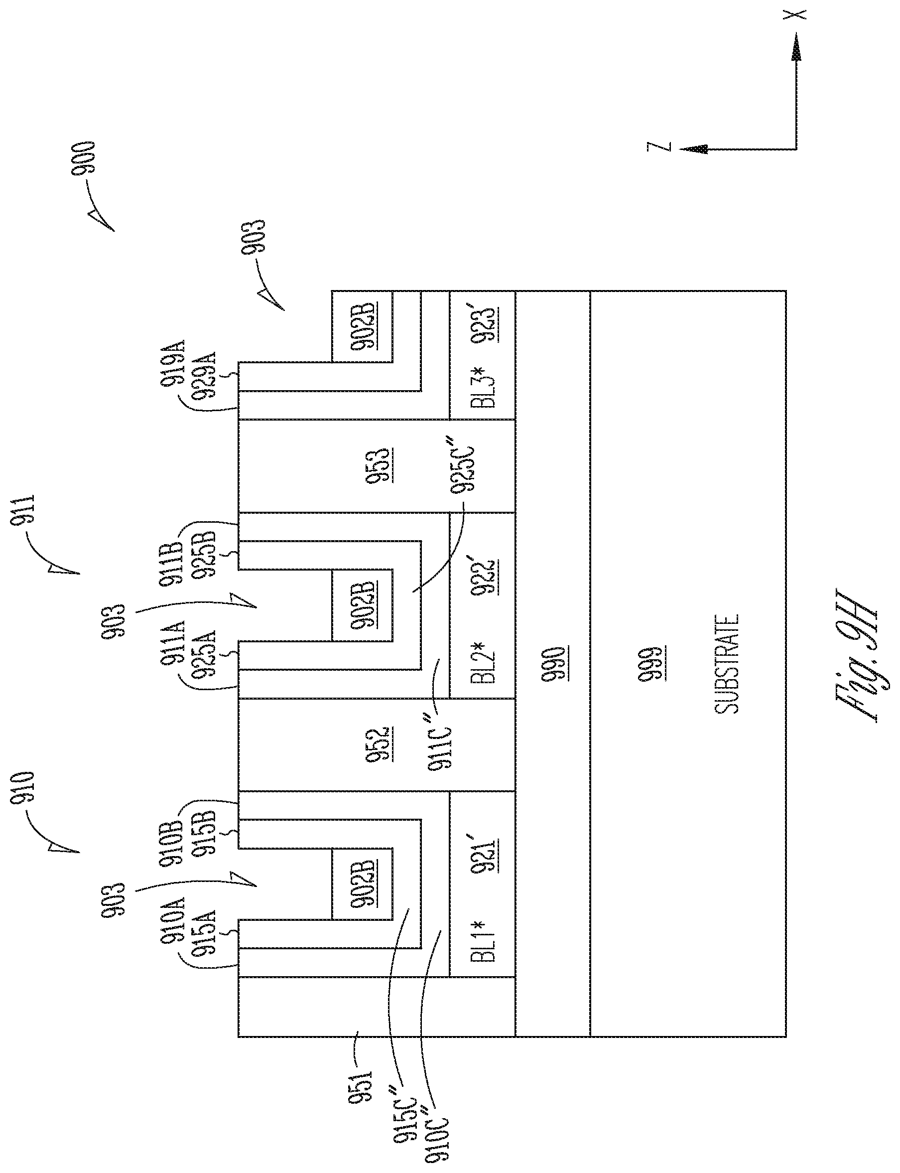 Patent US12361977 Figure 16 – Memory device having shared read/write data line for 2-transistor vertical memory cell