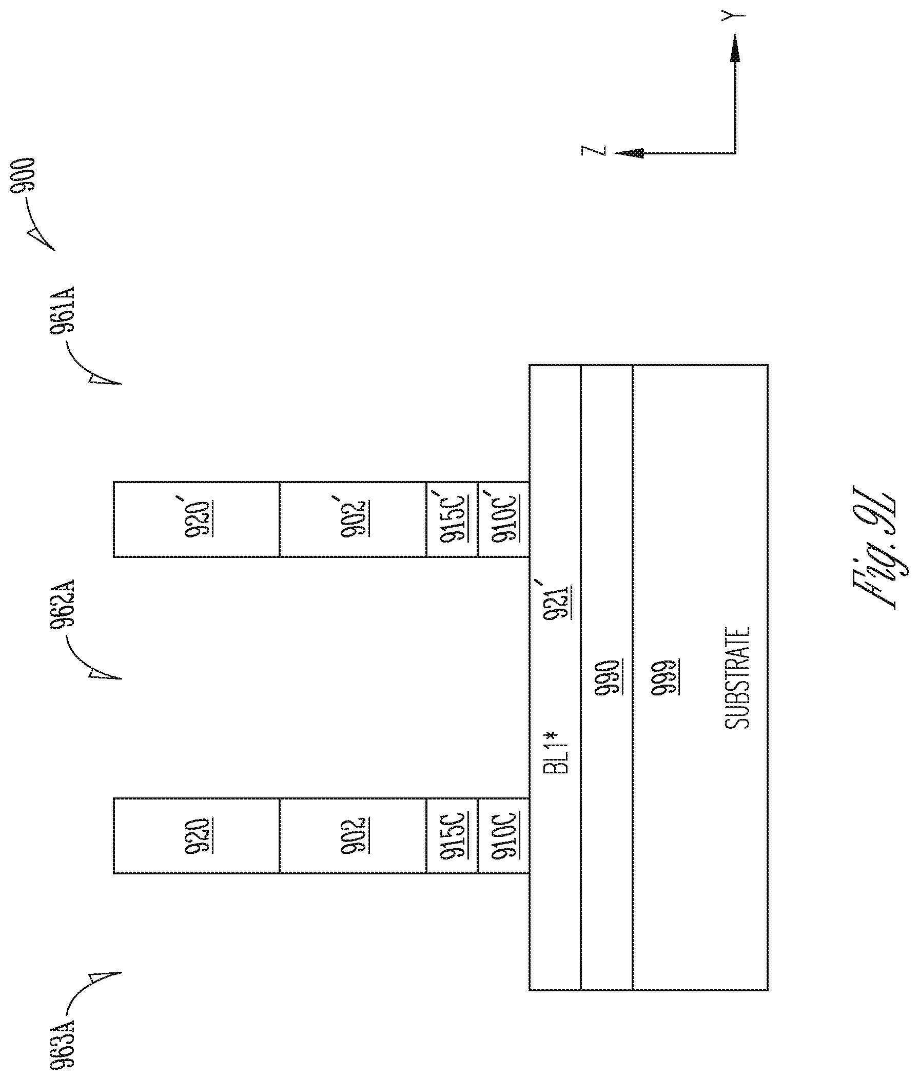 Patent US12361977 Figure 20 – Memory device having shared read/write data line for 2-transistor vertical memory cell