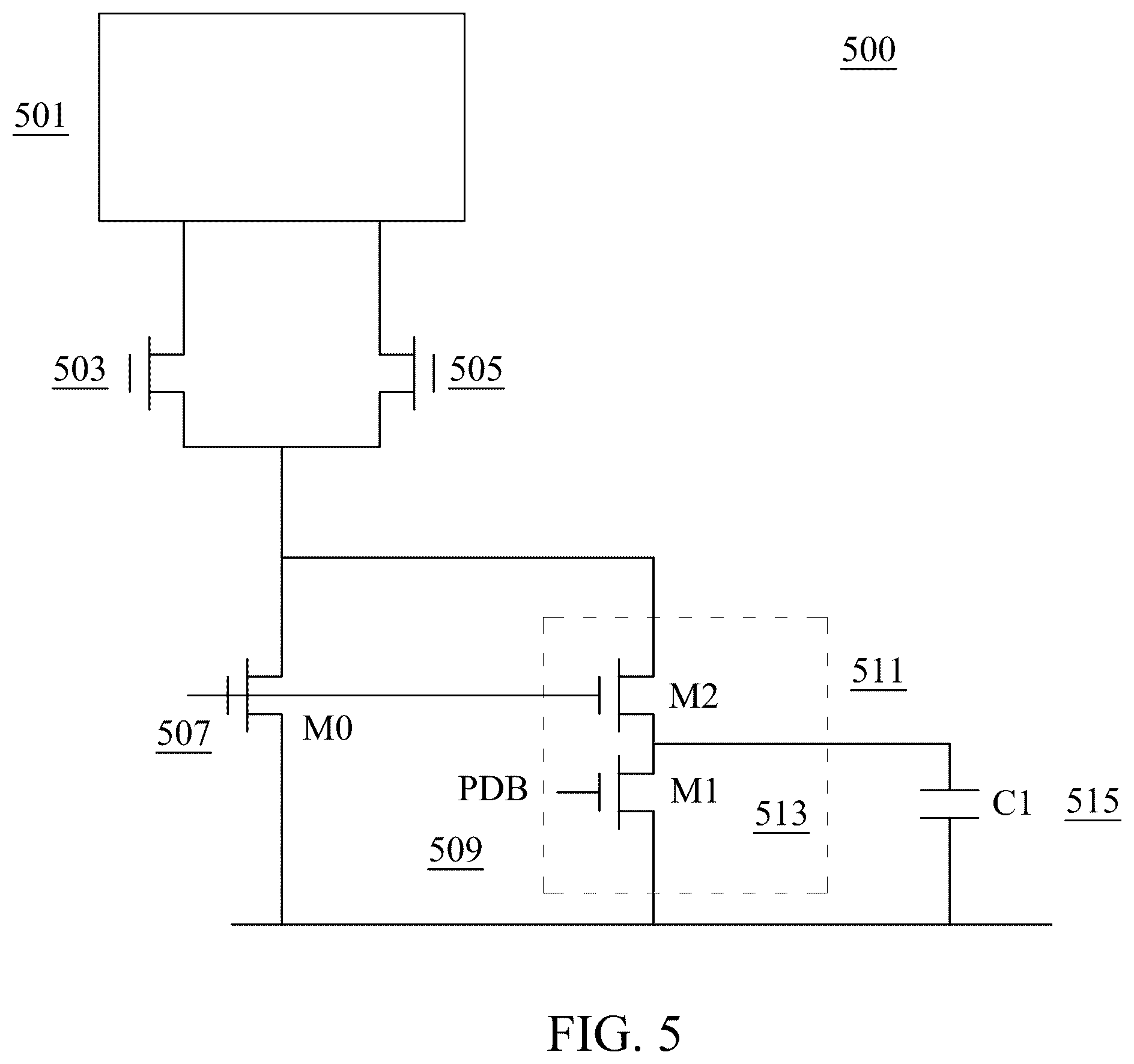 Patent US12361980 Figure 5 – Systems and methods for power regulation in over-drive LDO