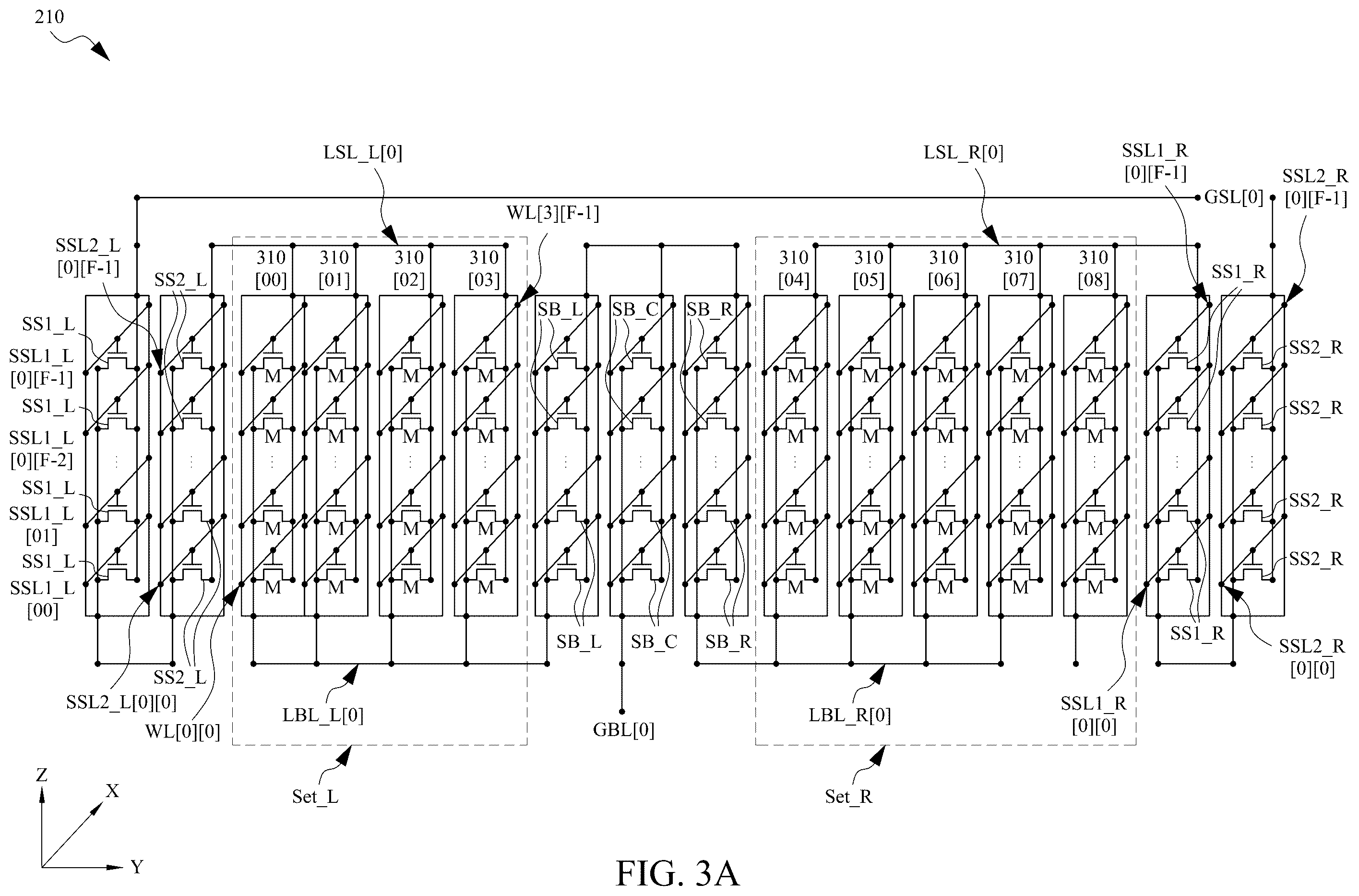 Patent US12361981 Figure 3 – Using embedded switches for reducing capacitive loading on a memory system
