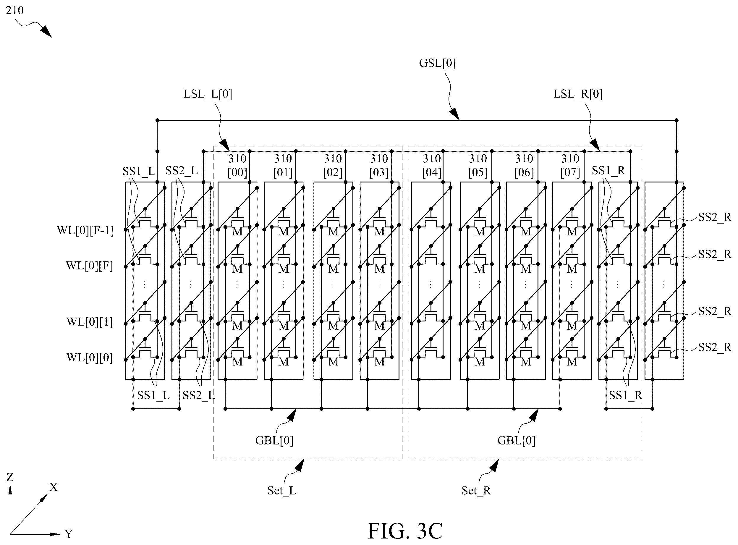 Patent US12361981 Figure 5 – Using embedded switches for reducing capacitive loading on a memory system