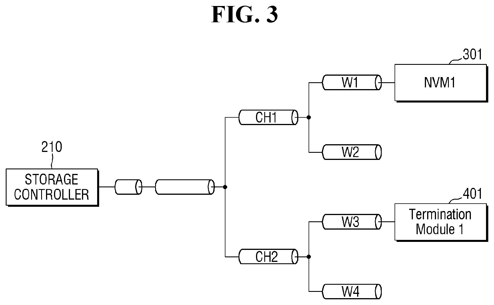 Patent US12361983 Figure 3 – Storage devices having multi drop structure