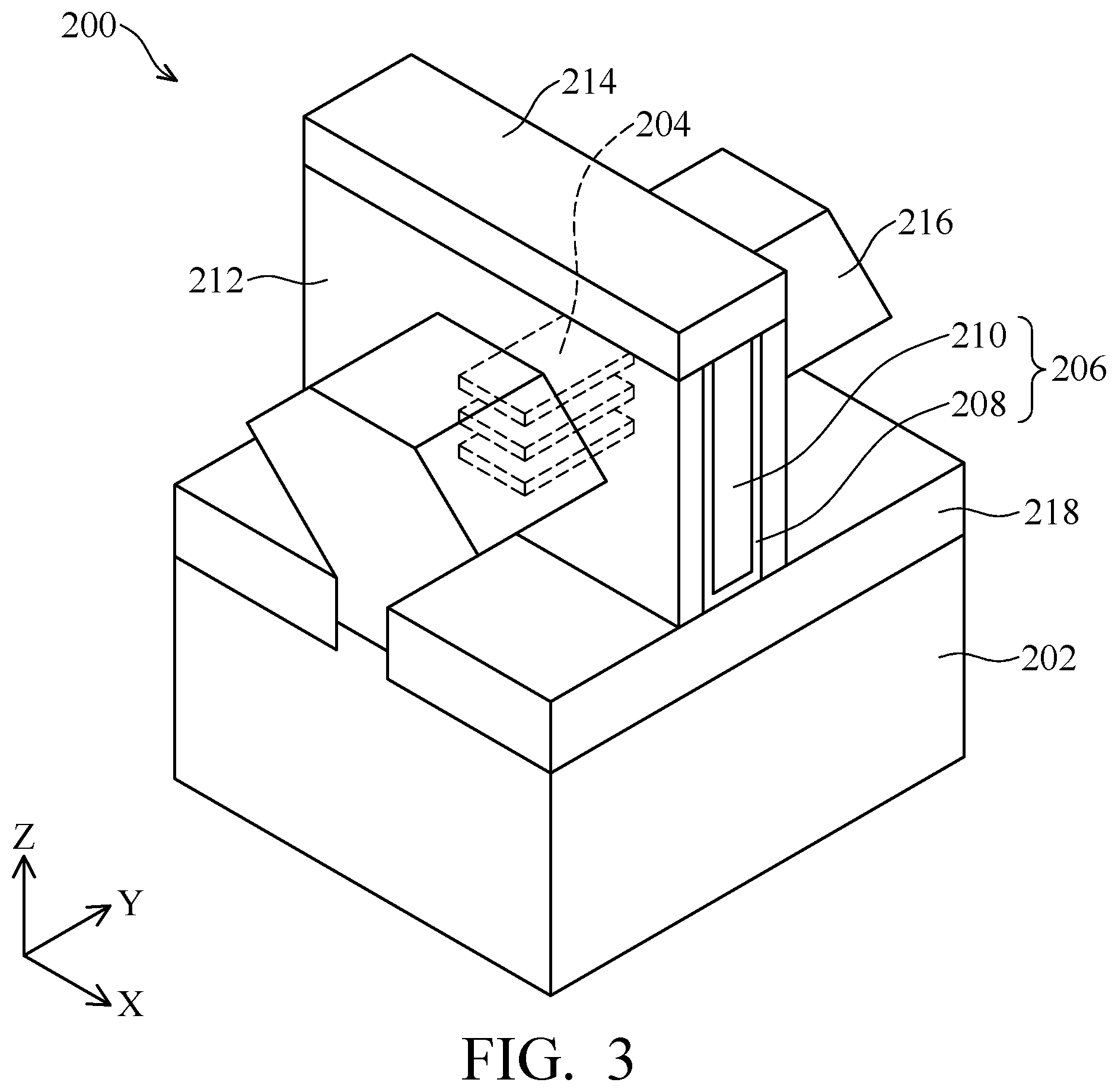 Patent US12361985 Figure 3 – Memory device