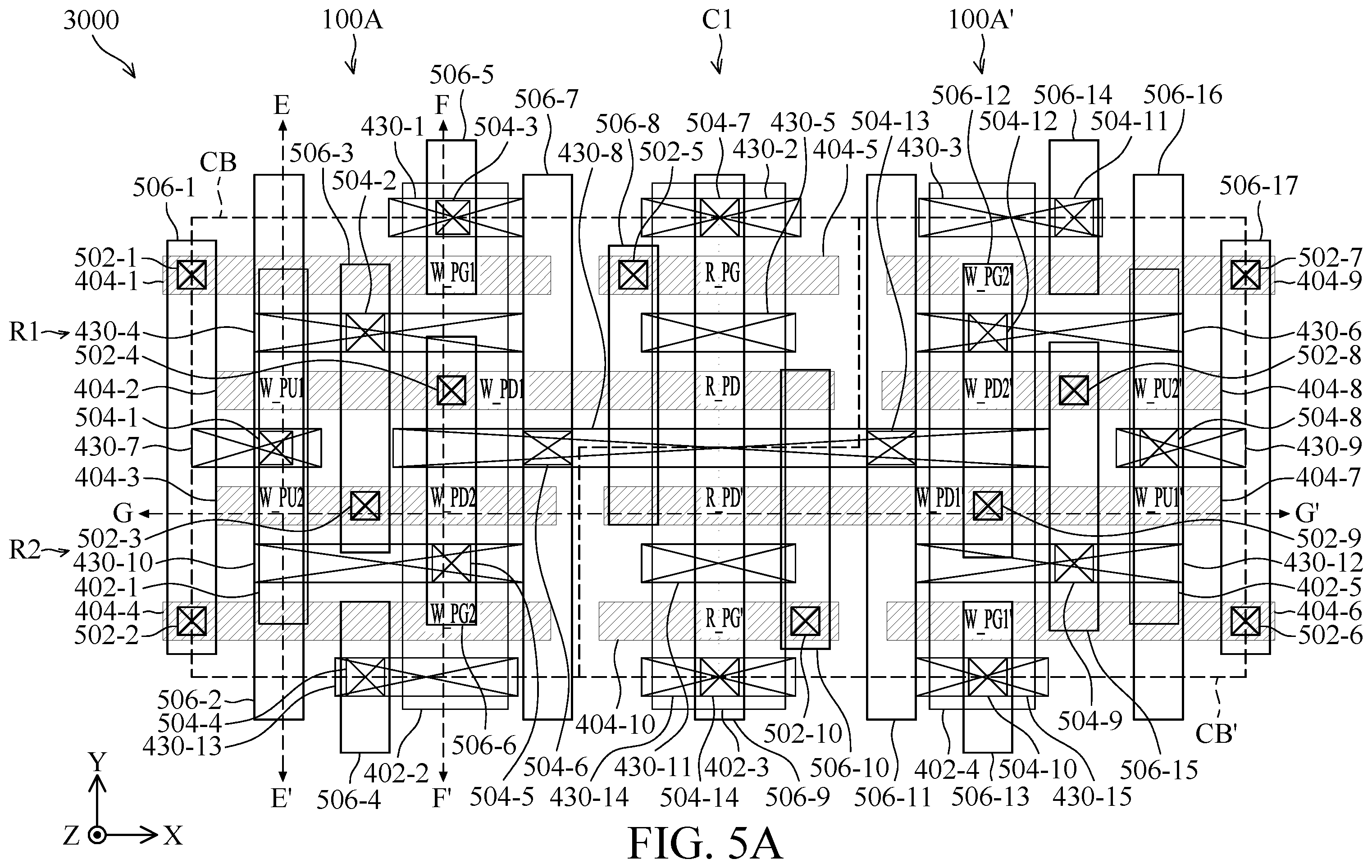 Patent US12361985 Figure 5 – Memory device
