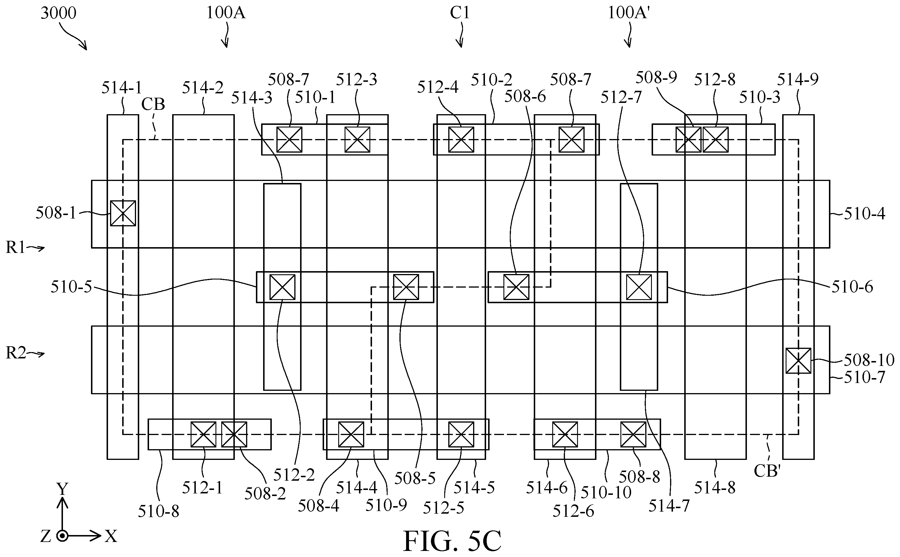 Patent US12361985 Figure 7 – Memory device