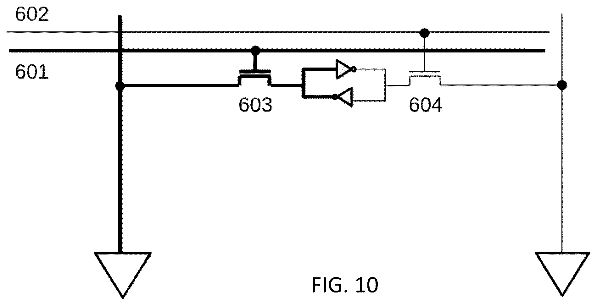 Patent US12361987 Figure 7 – Non-volatile storage of secure data in 6T SRAM cells using hot carrier injection
