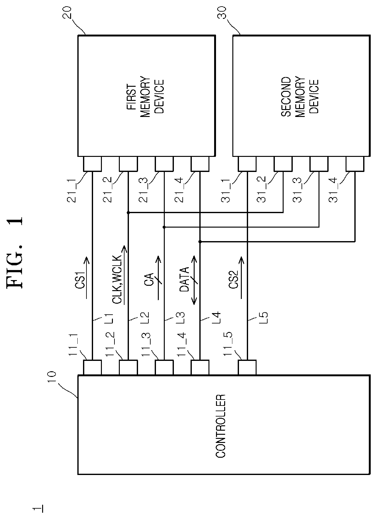 Patent US12361989 Figure 1 – Semiconductor system