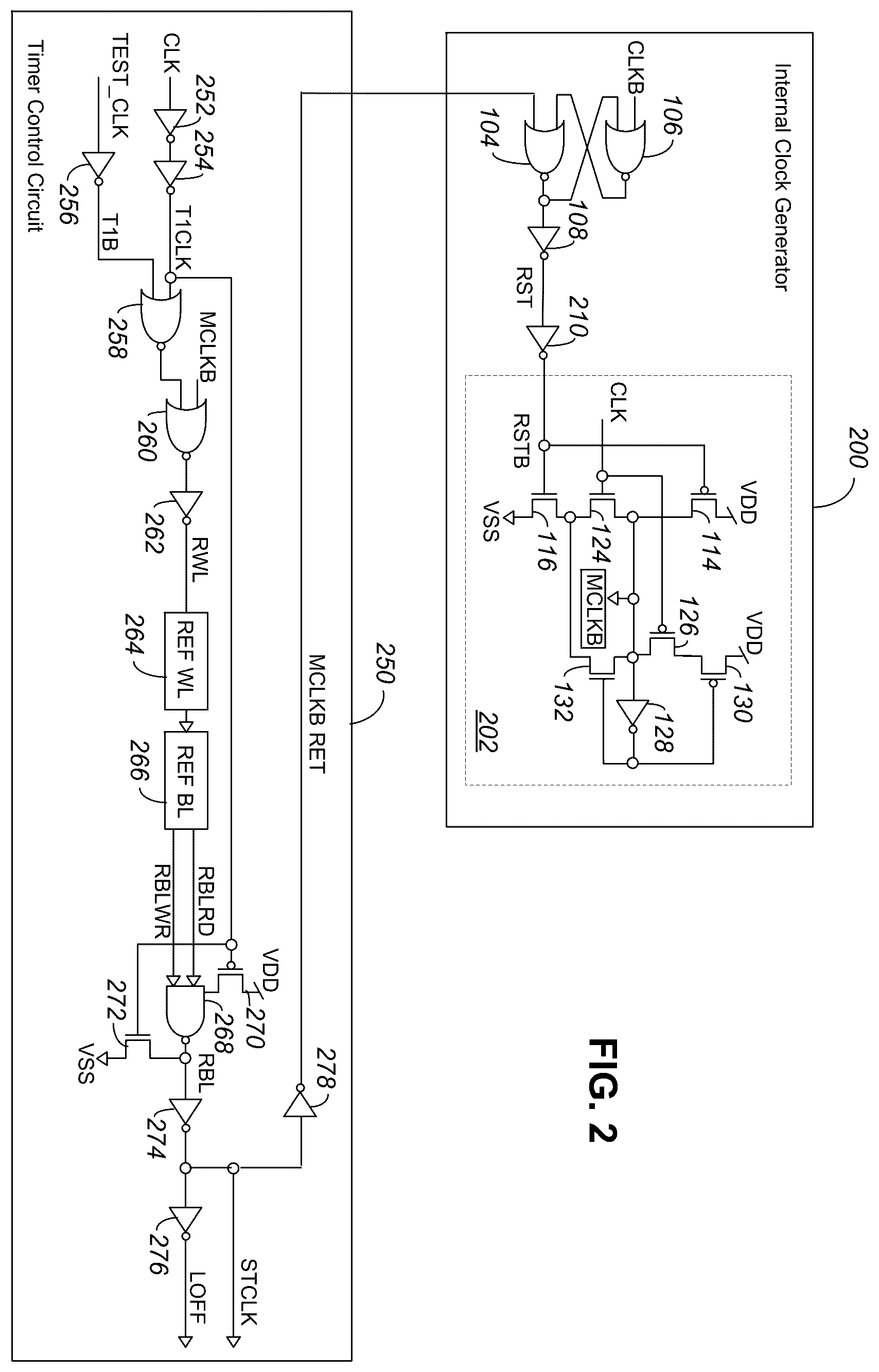 Patent US12361990 Figure 2 – Memory with external clock synchronized operation