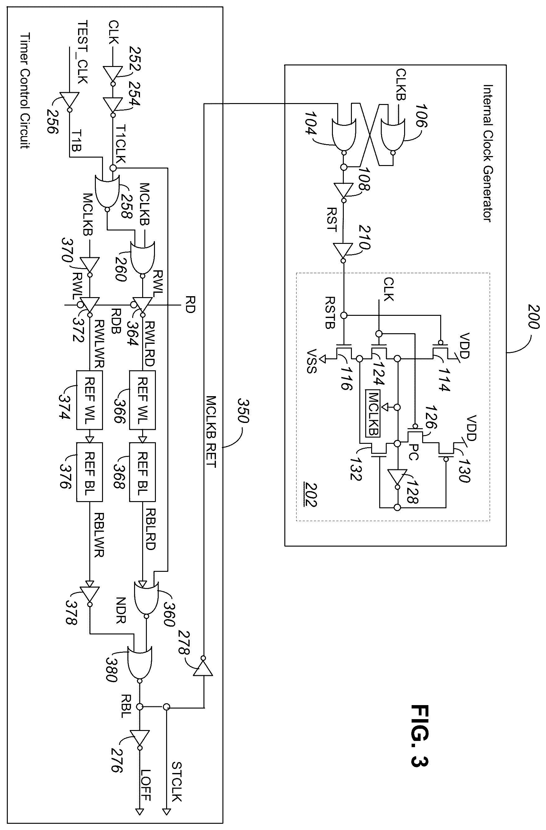 Patent US12361990 Figure 3 – Memory with external clock synchronized operation