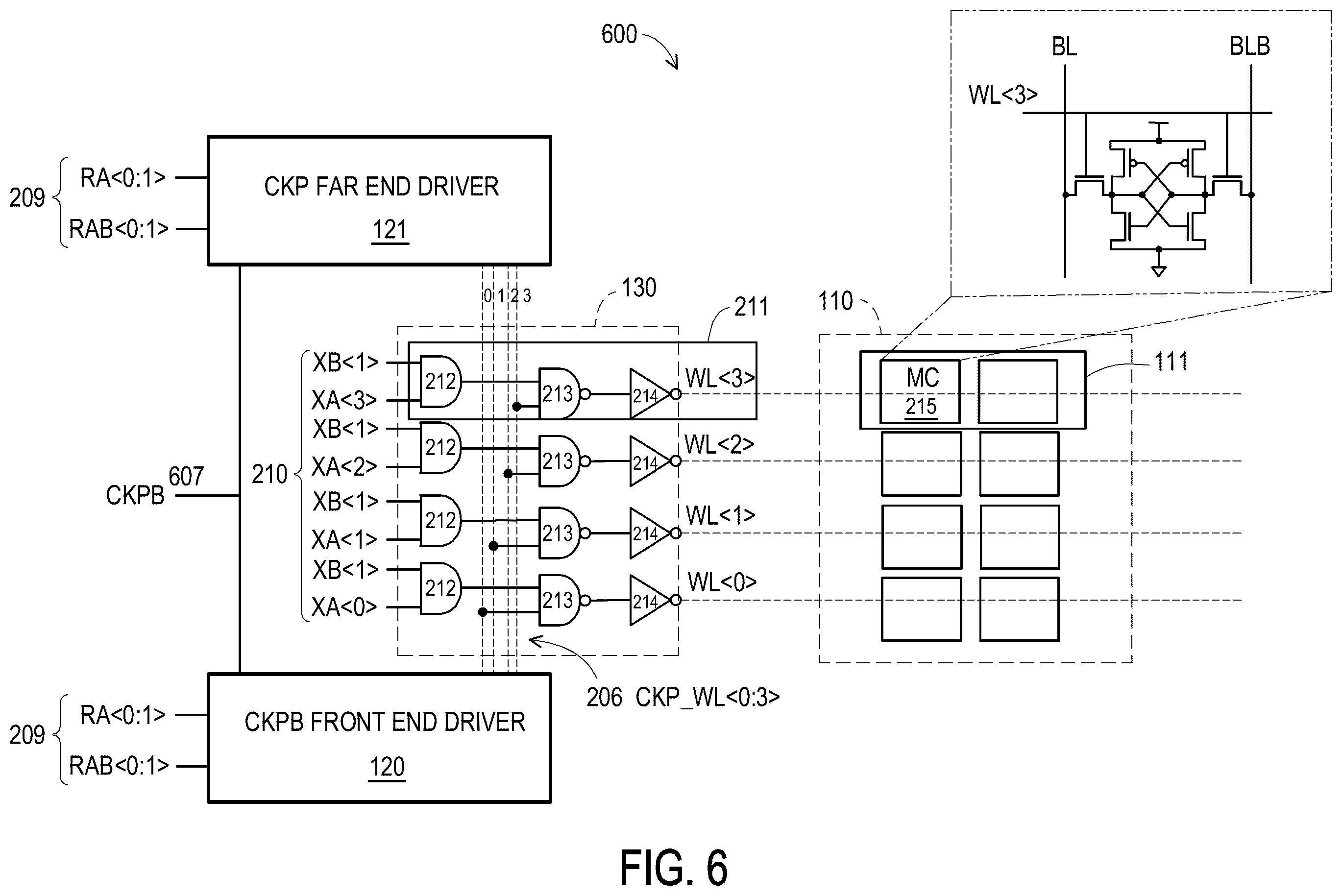 Patent US12361991 Figure 6 – Far end driver for memory clock