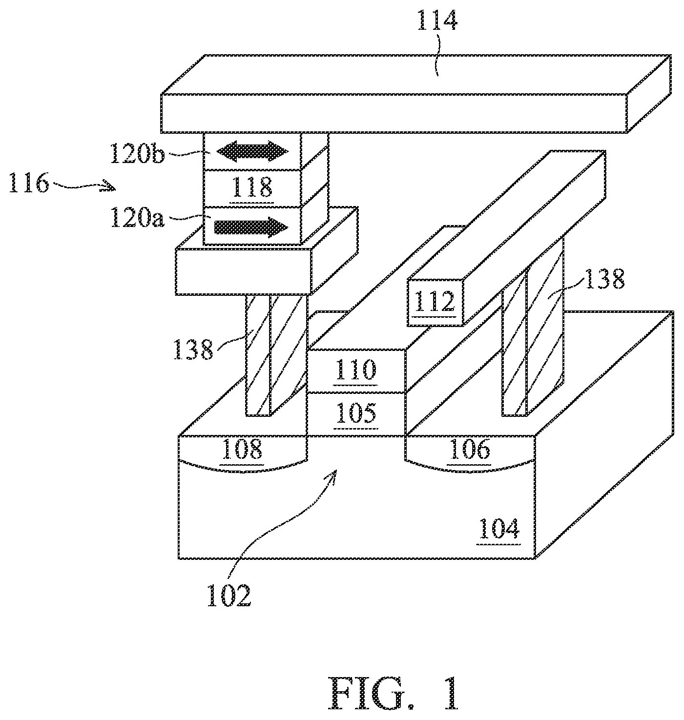 Patent US12361994 Figure 1 – Semiconductor memory structure and method for forming the semiconductor memory structure
