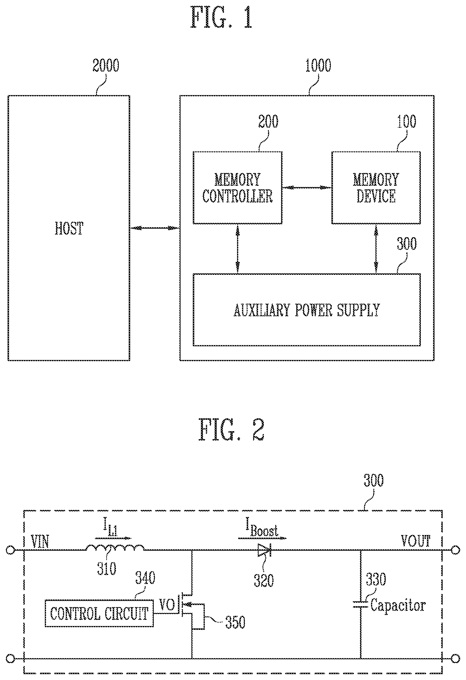 Patent US12361999 Figure 1 – Auxiliary power supply, operating method of the auxiliary power supply and storage device including the auxiliary power supply