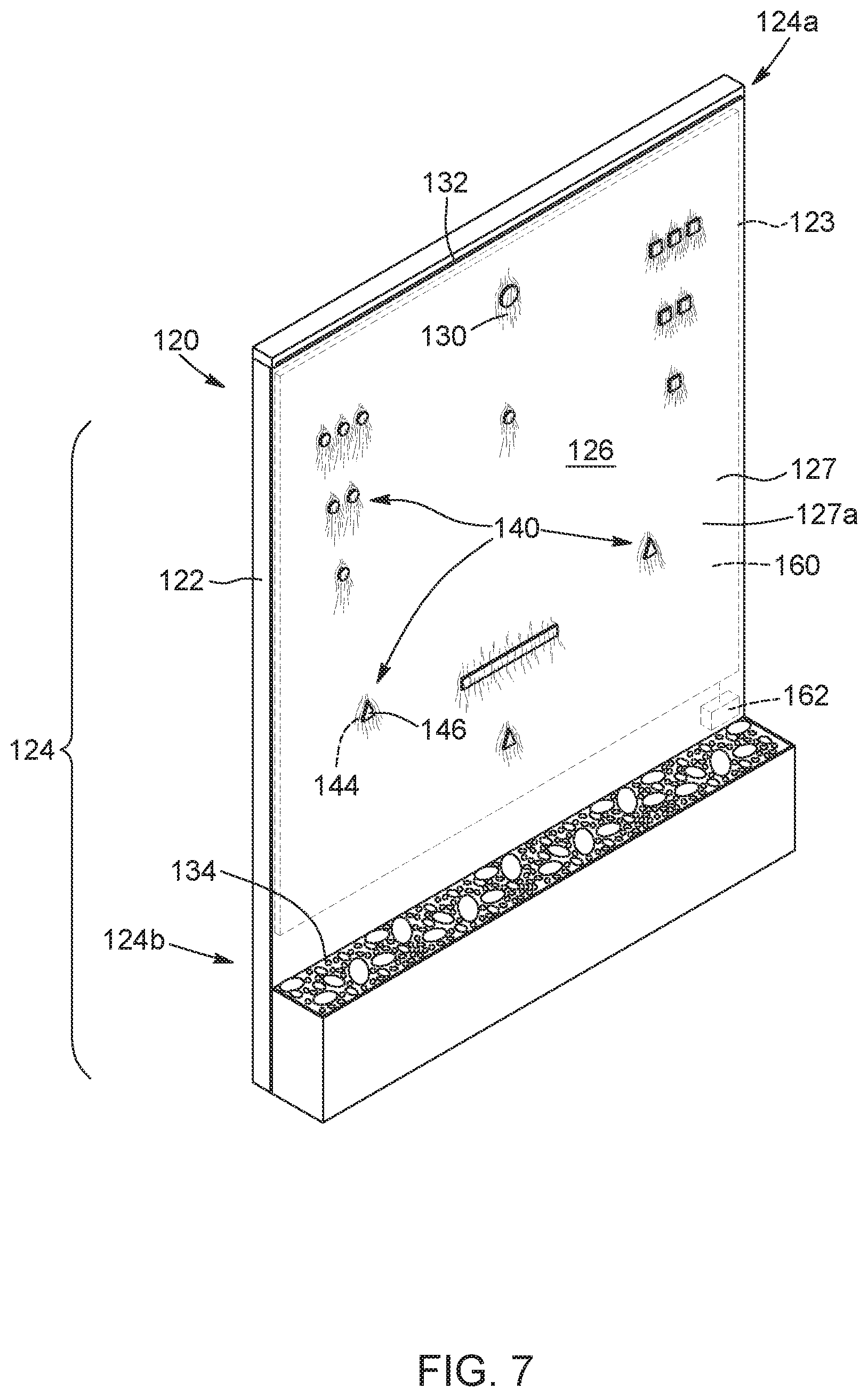 Patent US12365002 Figure 7 – Weeping wall