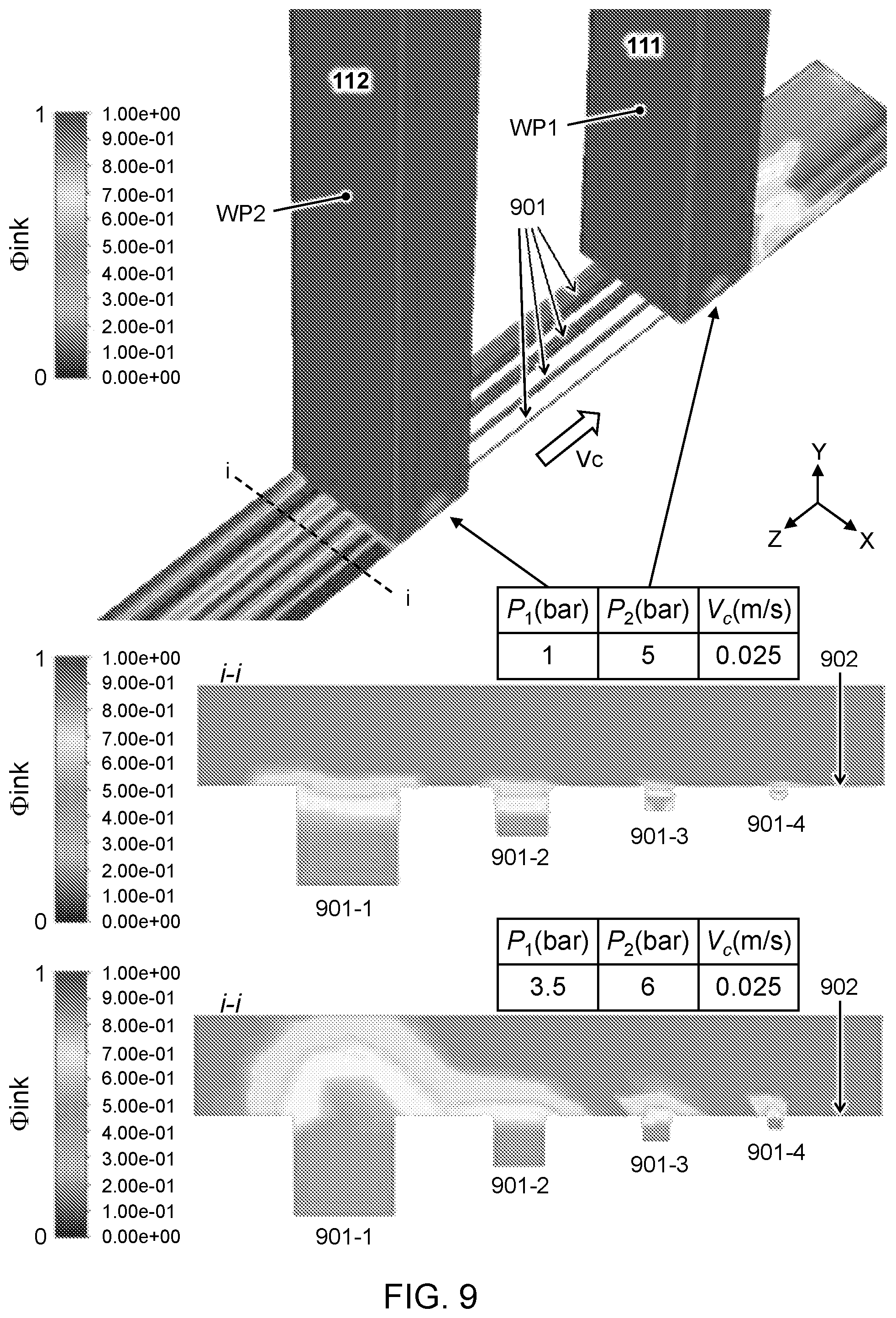 Patent US12365004 Figure 9 – Device and method of filling grooves