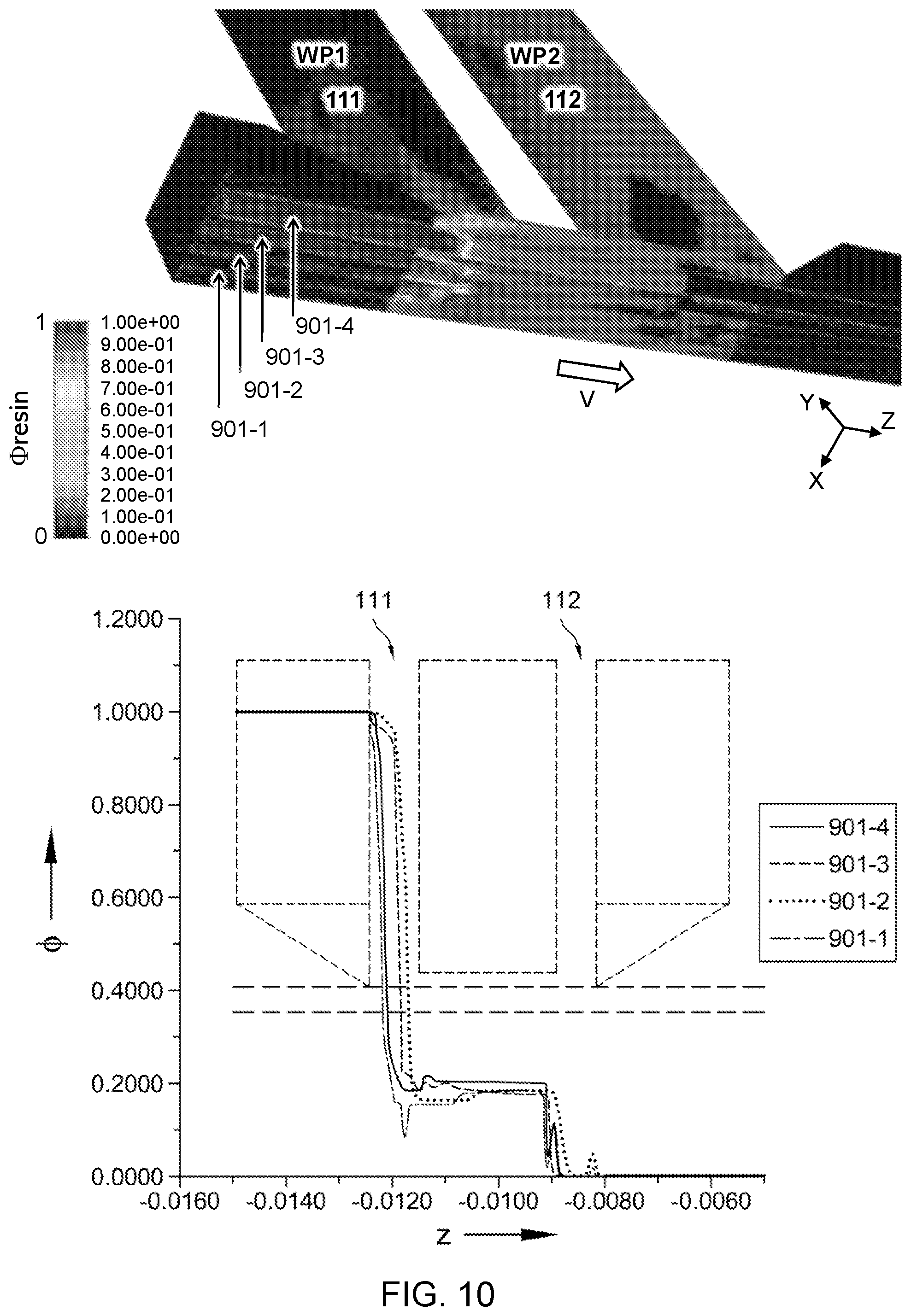 Patent US12365004 Figure 10 – Device and method of filling grooves