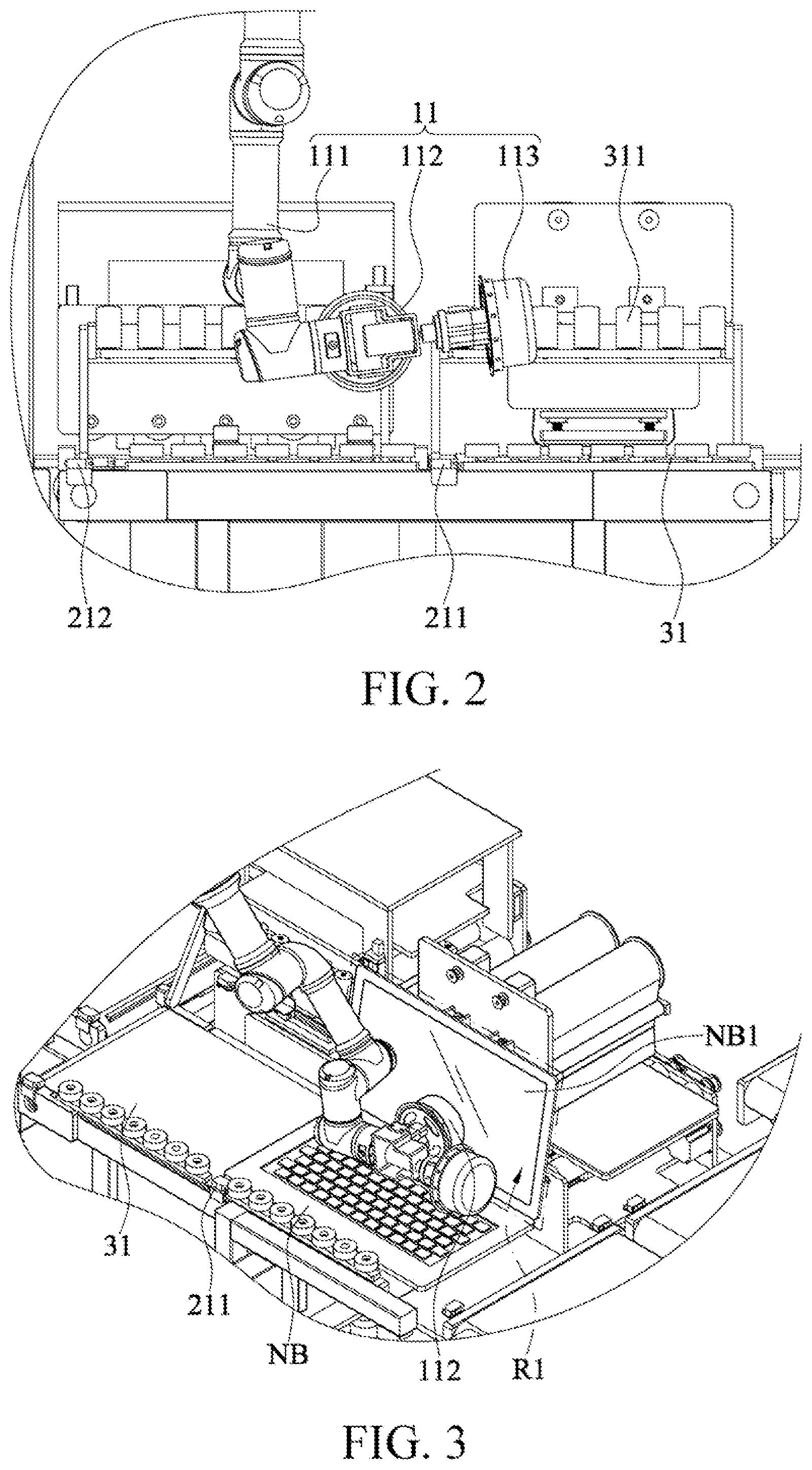 Patent US12365010 Figure 2 – Wiping apparatus
