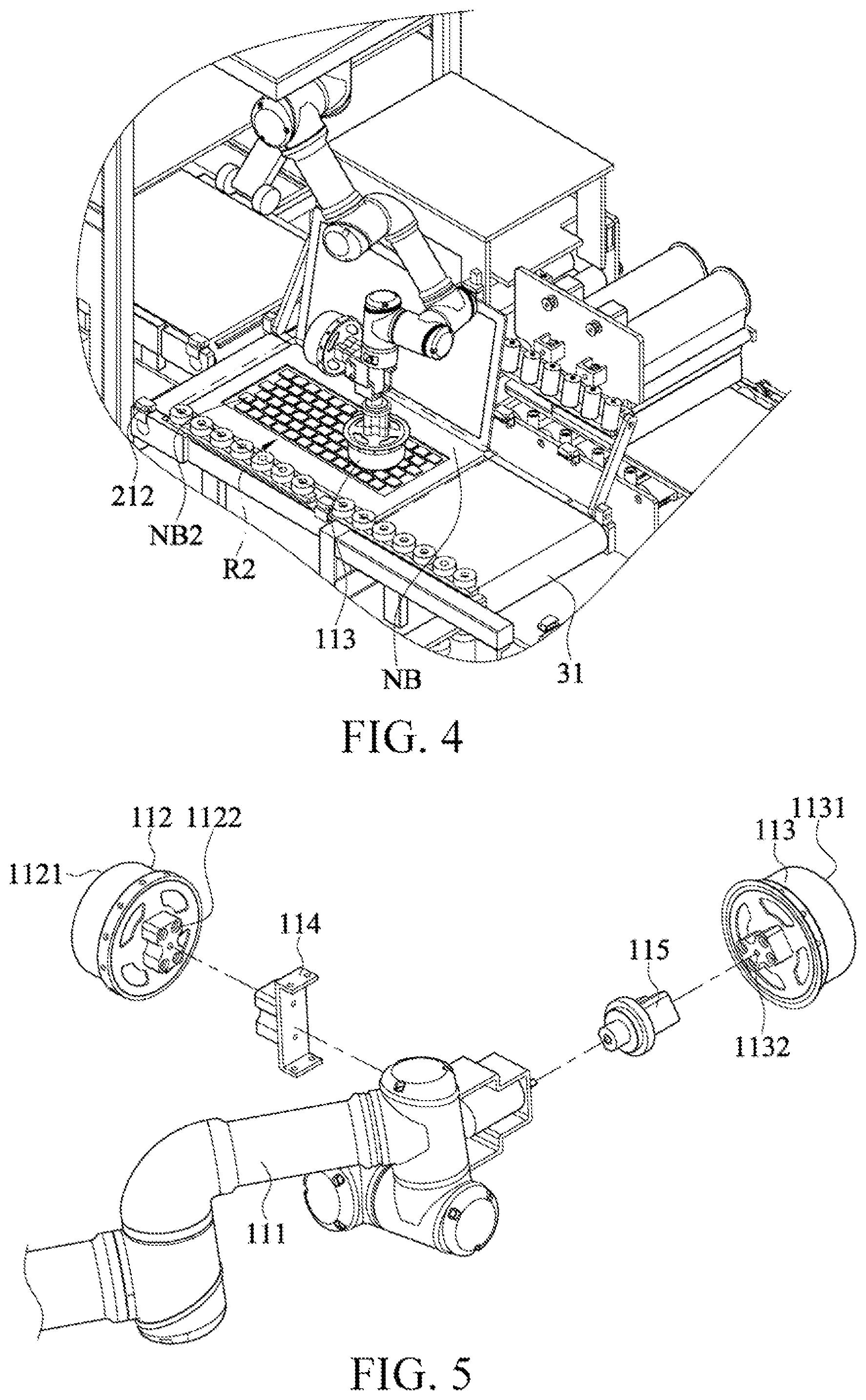 Patent US12365010 Figure 3 – Wiping apparatus