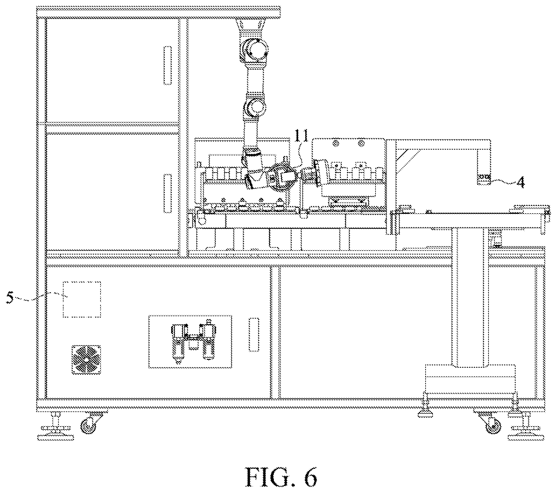 Patent US12365010 Figure 4 – Wiping apparatus