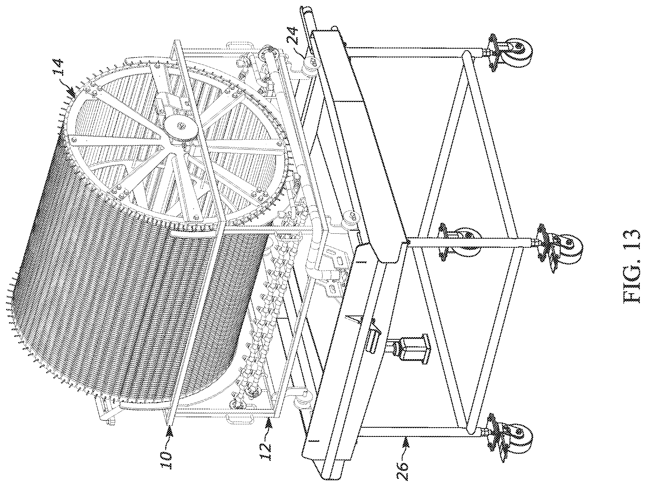 Patent US12365011 Figure 7 – Slat cleaning apparatus