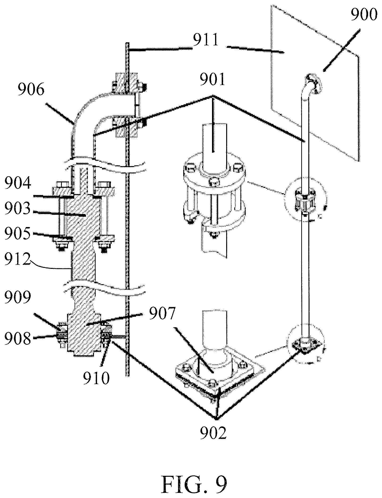 Patent US12365012 Figure 9 – Apparatus for cleaning industrial components