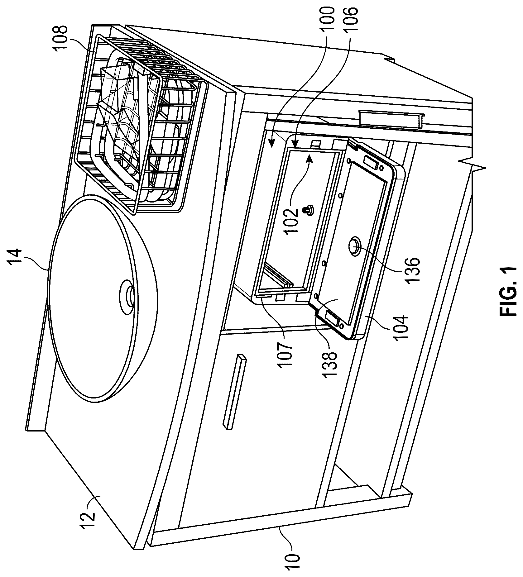 Patent US12365016 Figure 1 – Automatic washer for continuous positive airway pressure equipment