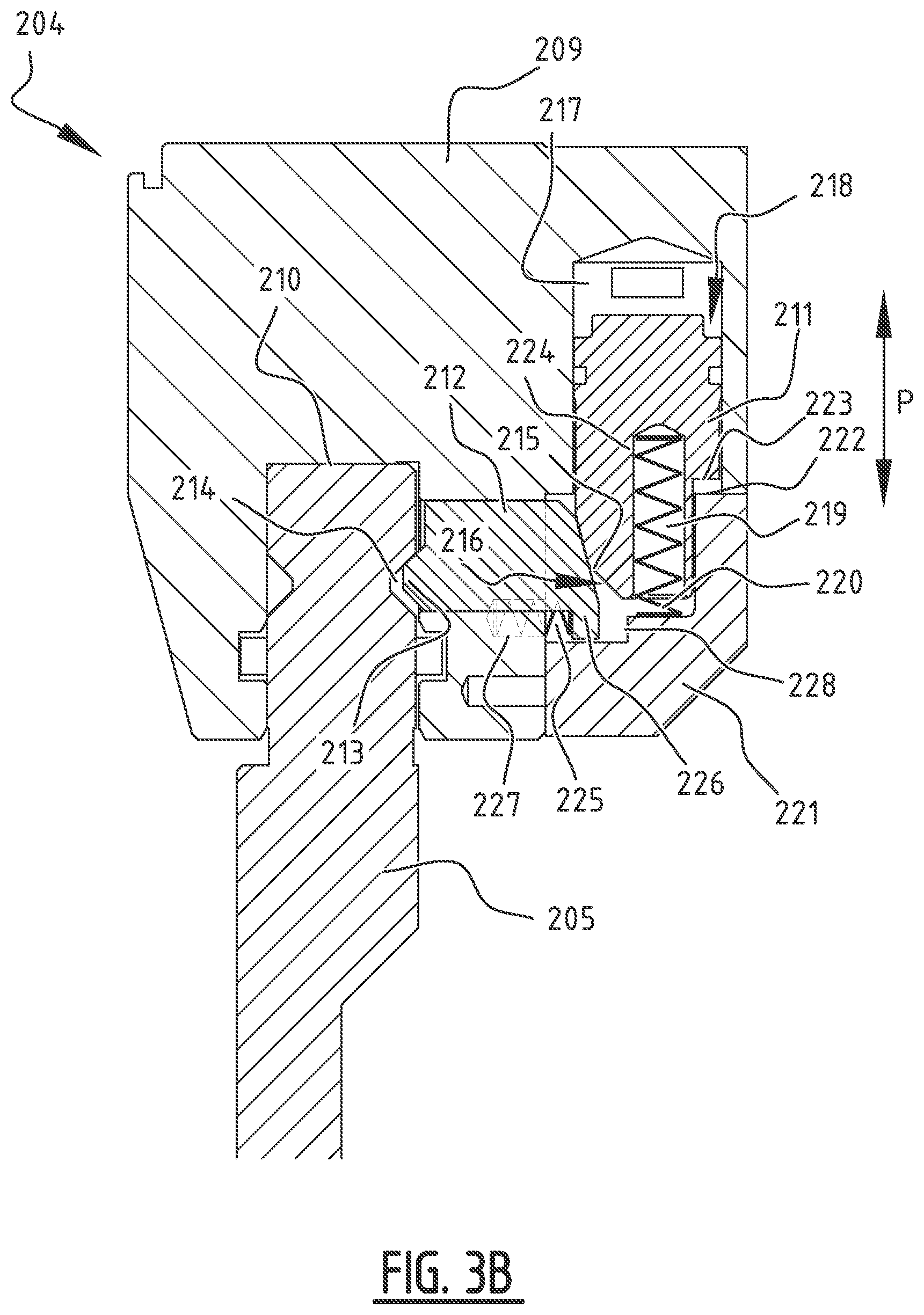 Patent US12365018 Figure 4 – Clamping system for a press brake having an integrally formed cavity or chamber and press brake comprising such a clamping system