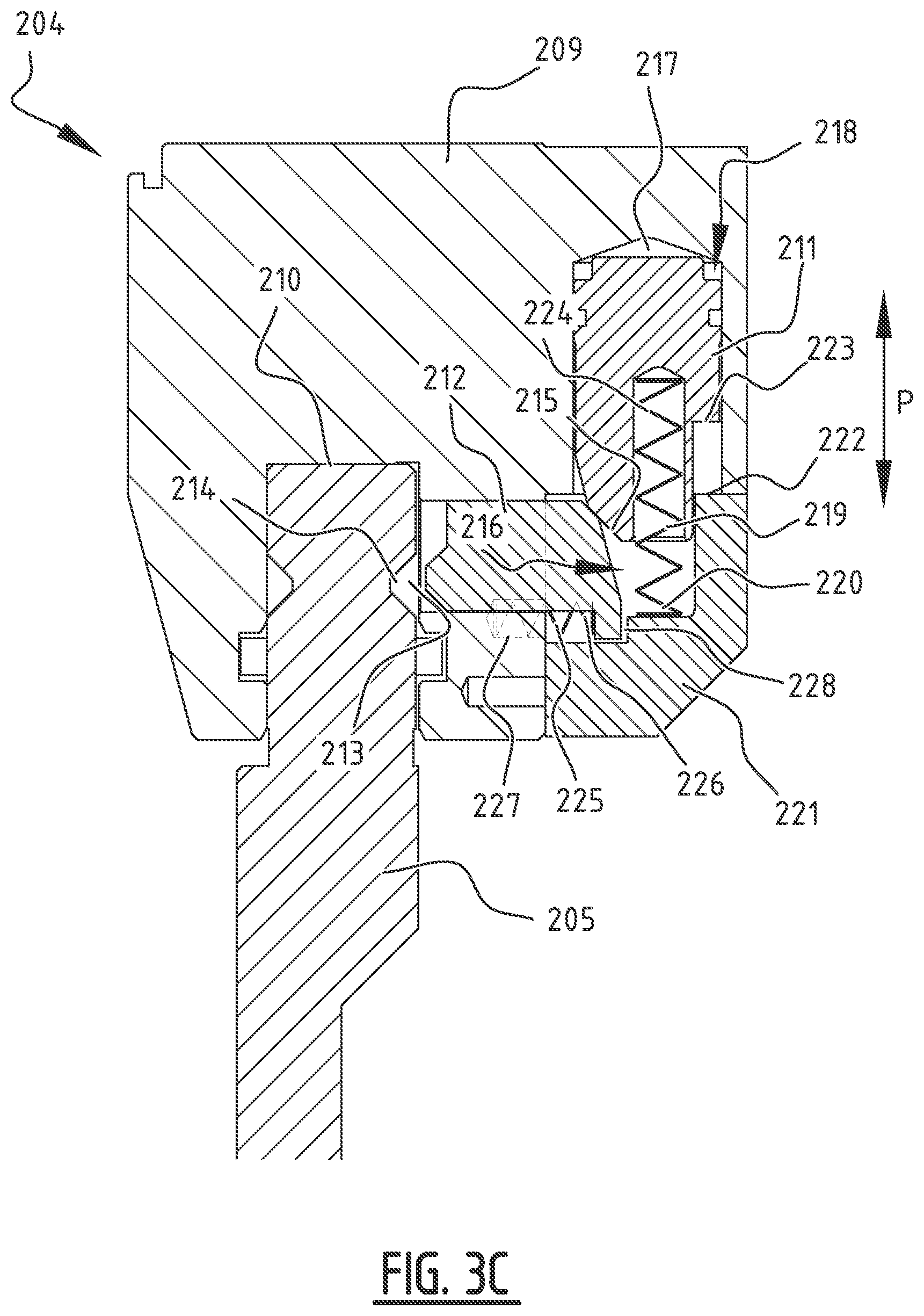 Patent US12365018 Figure 5 – Clamping system for a press brake having an integrally formed cavity or chamber and press brake comprising such a clamping system