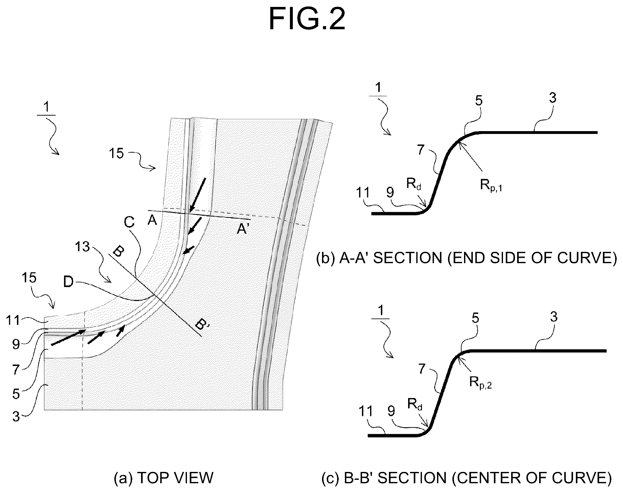 Patent US12365019 Figure 2 – Press forming method and press formed product