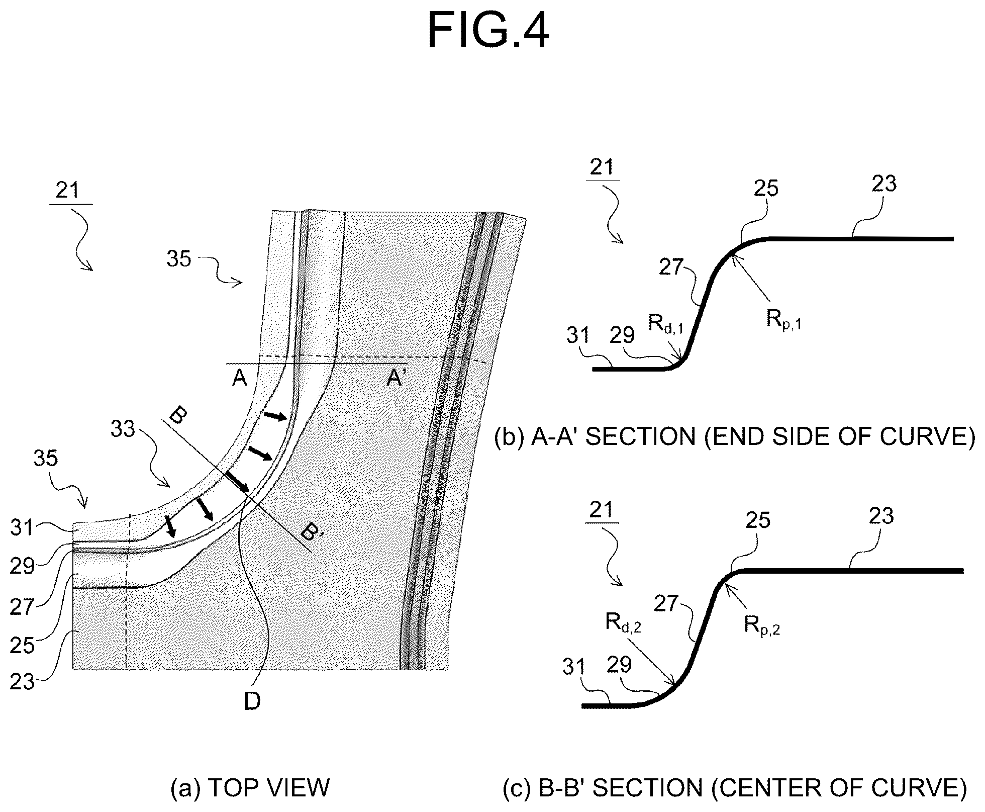 Patent US12365019 Figure 4 – Press forming method and press formed product
