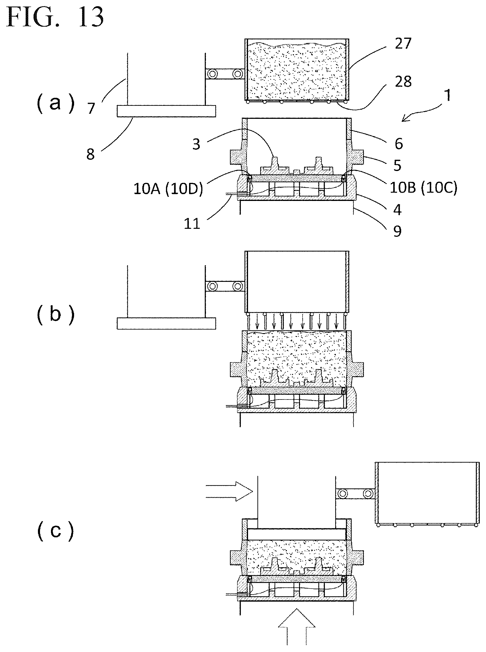 Patent US12365023 Figure 9 – Green sand mold forming sensor and green sand mold formability evaluation method