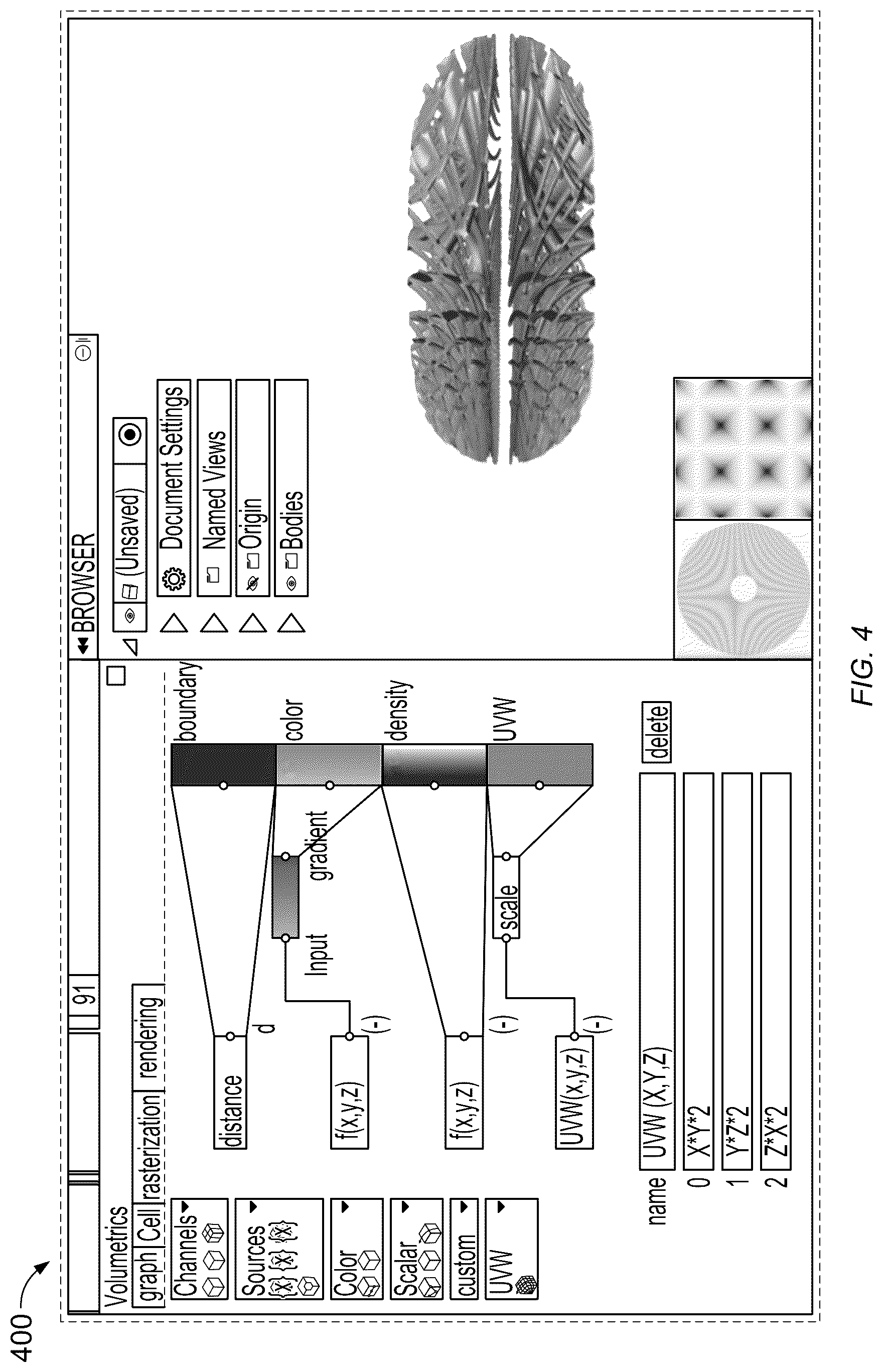 Patent US12365031 Figure 11 – Volumetric kernel representation of three dimensional models