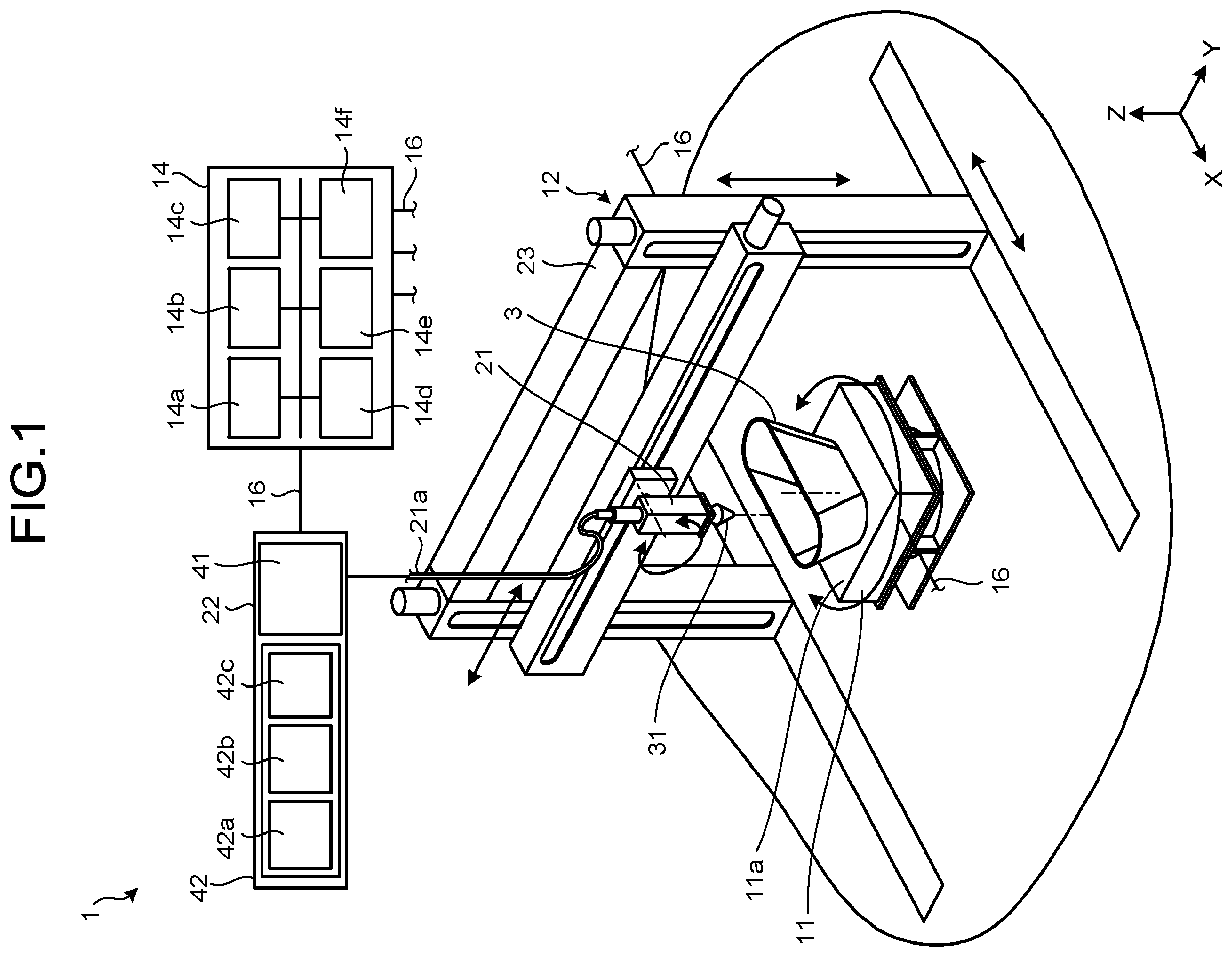 Patent US12365033 Figure 1 – Nozzle and additive manufacturing apparatus