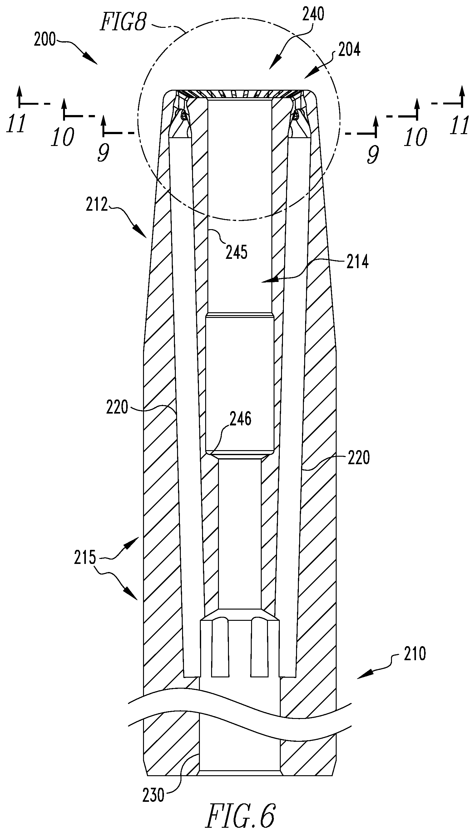 Patent US12365035 Figure 9 – Tool holders with fluid directing passages