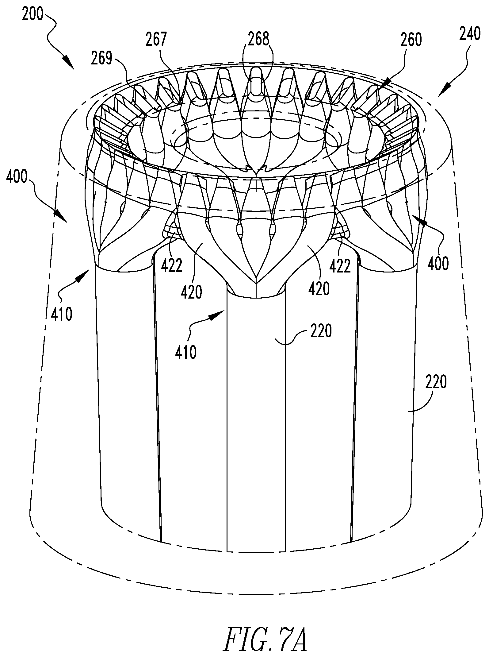 Patent US12365035 Figure 10 – Tool holders with fluid directing passages