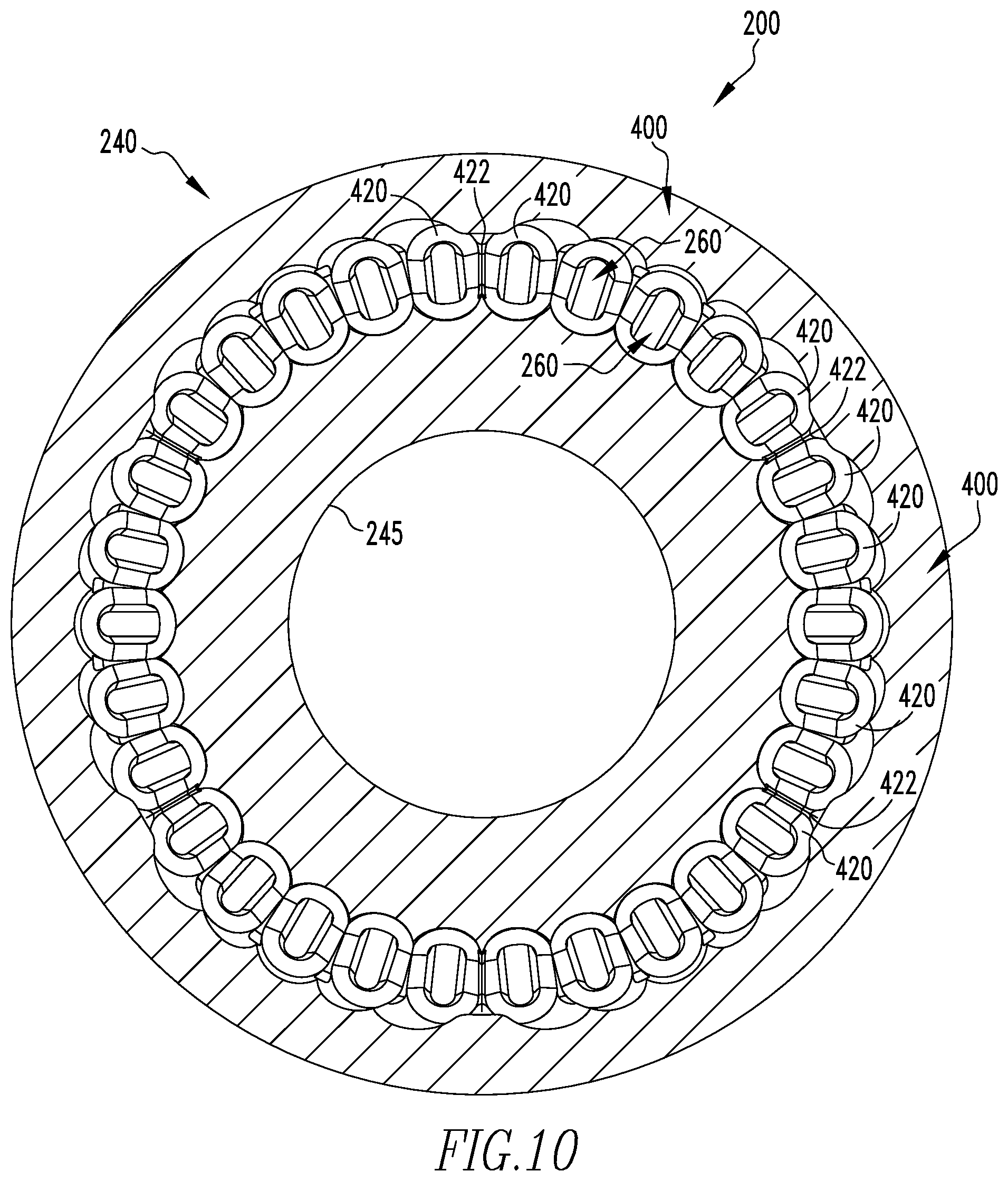 Patent US12365035 Figure 14 – Tool holders with fluid directing passages